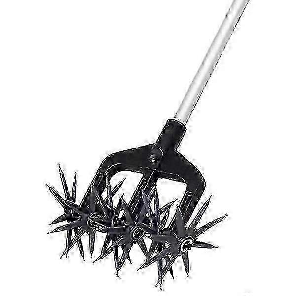 Ergonomic Handheld Cultivator for Gardening with Adjustable Tines 12.5 Inch