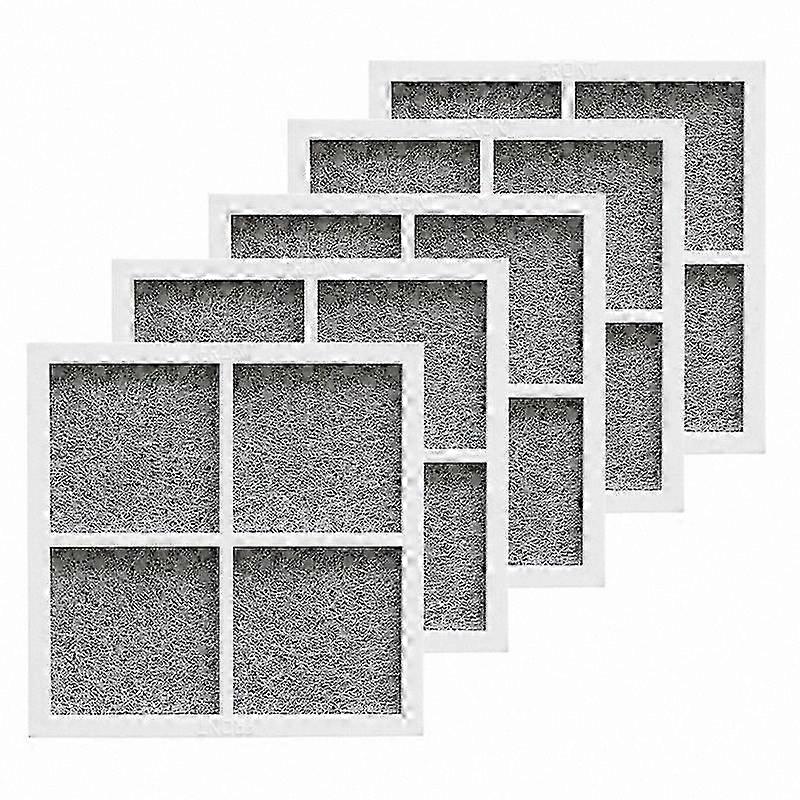 5-Pack Refrigerator Air Filters Compatible with LG LT120F, Replacement Parts for Air Purification Systems