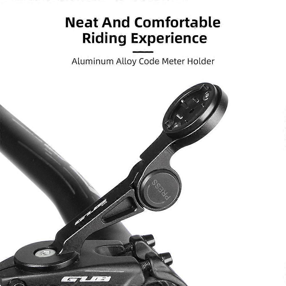 Bike Computer Mount Aluminum Alloy Bicycle Mounting Bracket for Guages Adjustable Bike Front Handlebar Extended Holder
