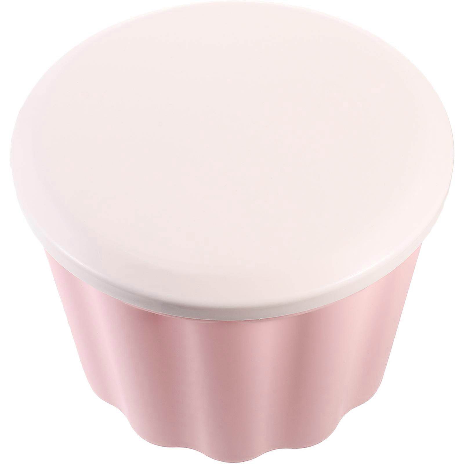 Plastic Storage Organizer Bucket Household Items for Home Organization Pink Multi-Use Function 1Set