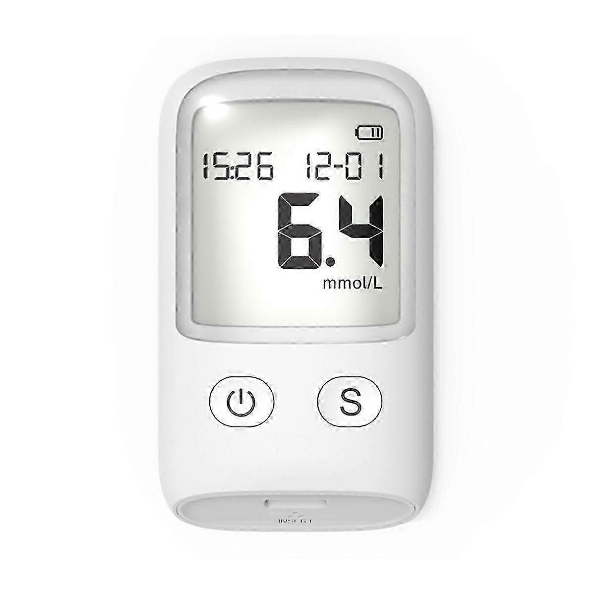 Hemoglobin Meter Hemoglobin Tester Hemoglobin Test Kit Glucometer to Measure Blood Sugar,50 Test Strips + 50X Needles