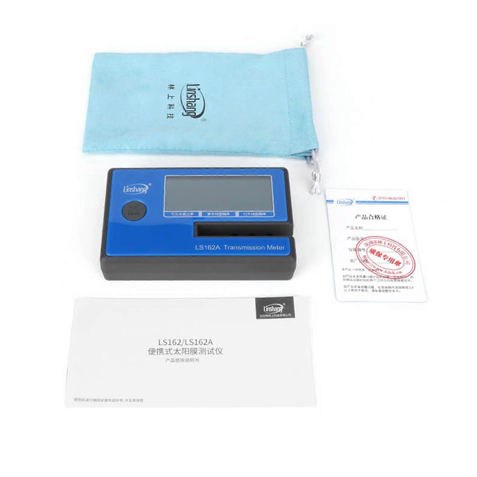 LS162A Handheld Window Film Transmission Meter Window Tint Meter UV IR Rejection Tester 1400nm