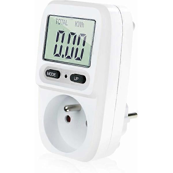 Energy Meter Socket - Electricity Consumption Regulator - LCD Display - Max Power 3680W