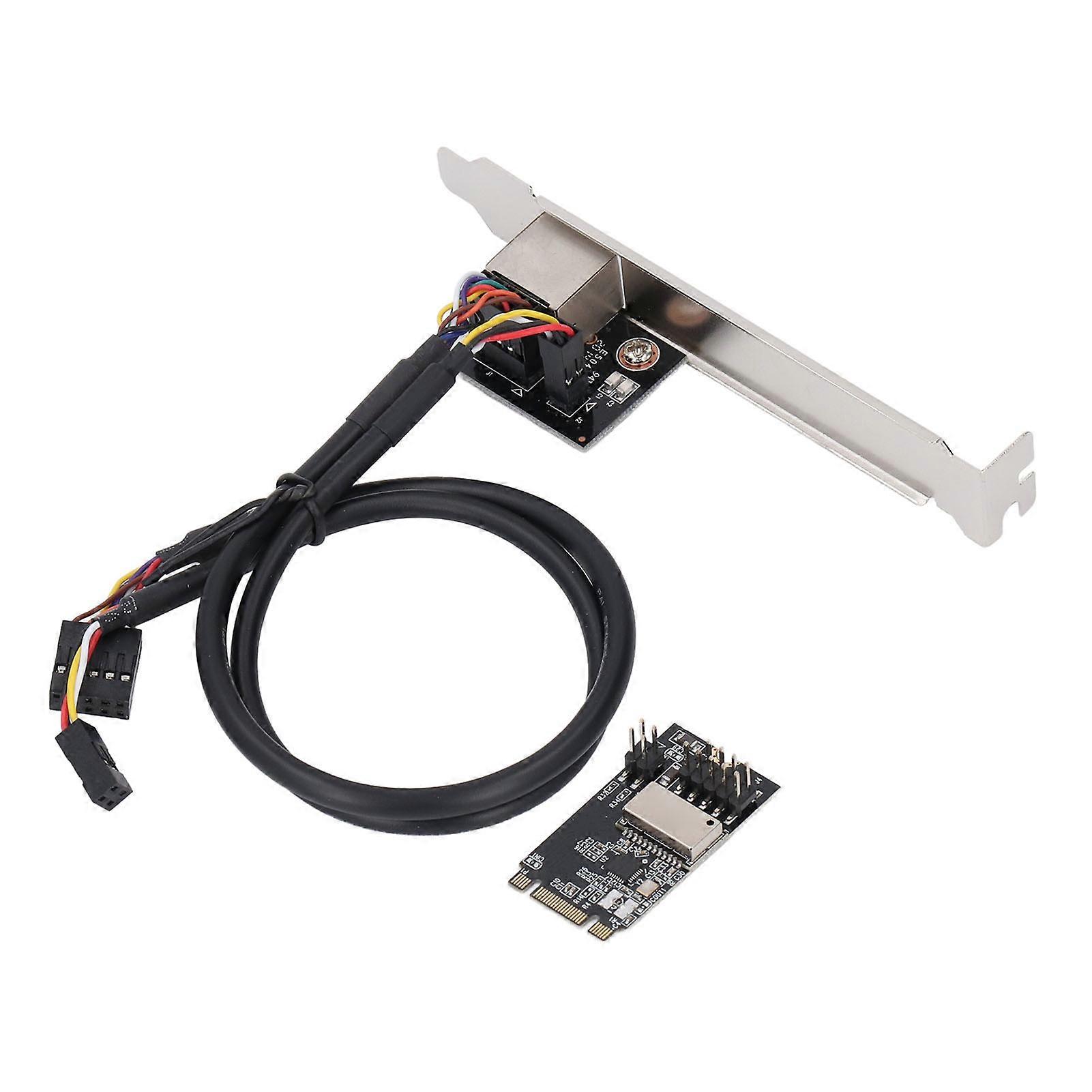 M.2 to PCIe Gigabit Network Card 1000Mbps B&M Key RJ45 Desktop