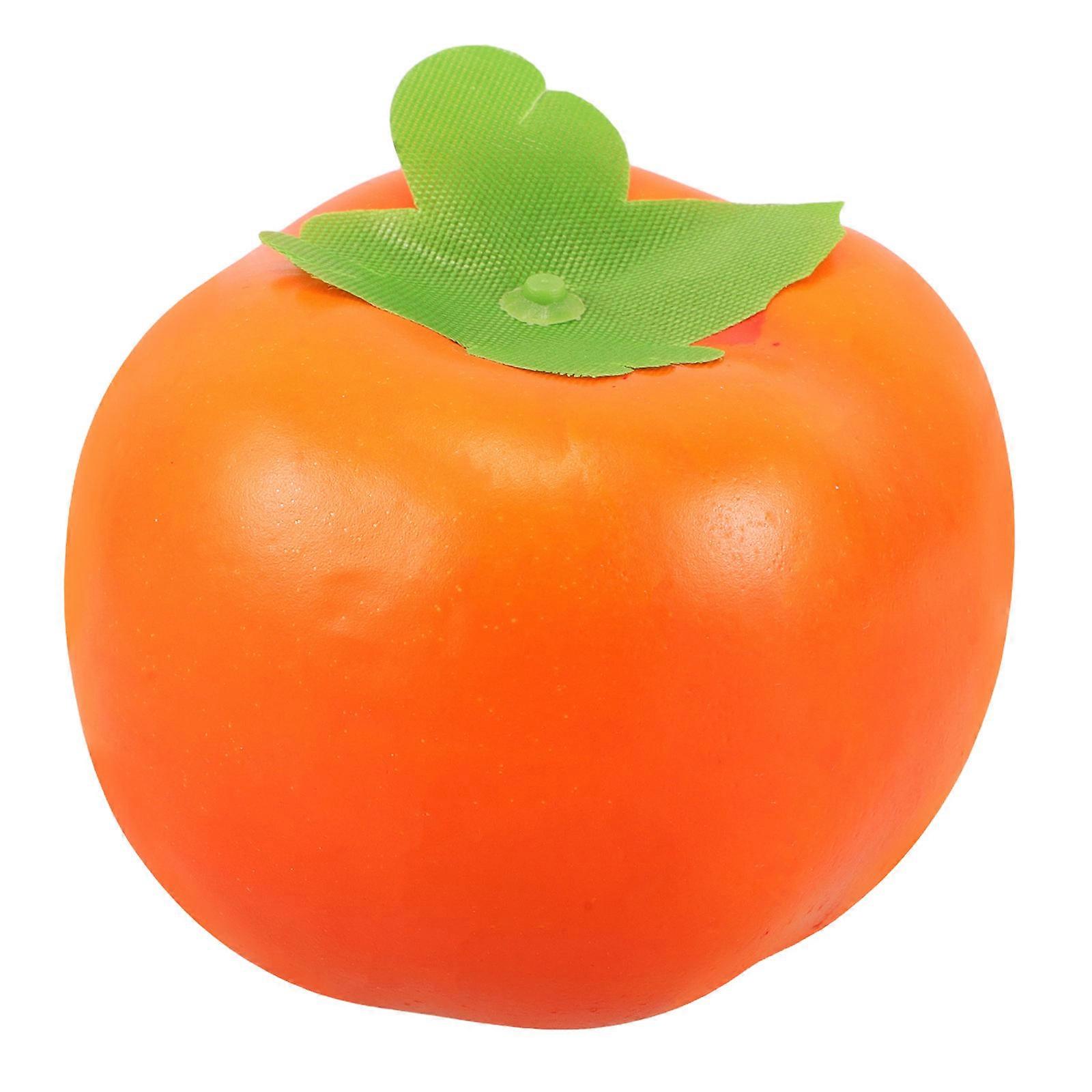 Cute Persimmon Car Antenna Topper Charming Cartoon Roof Decoration for Vehicles Eye Catching Aerial Ornament to Enhance Vehicle Appeal