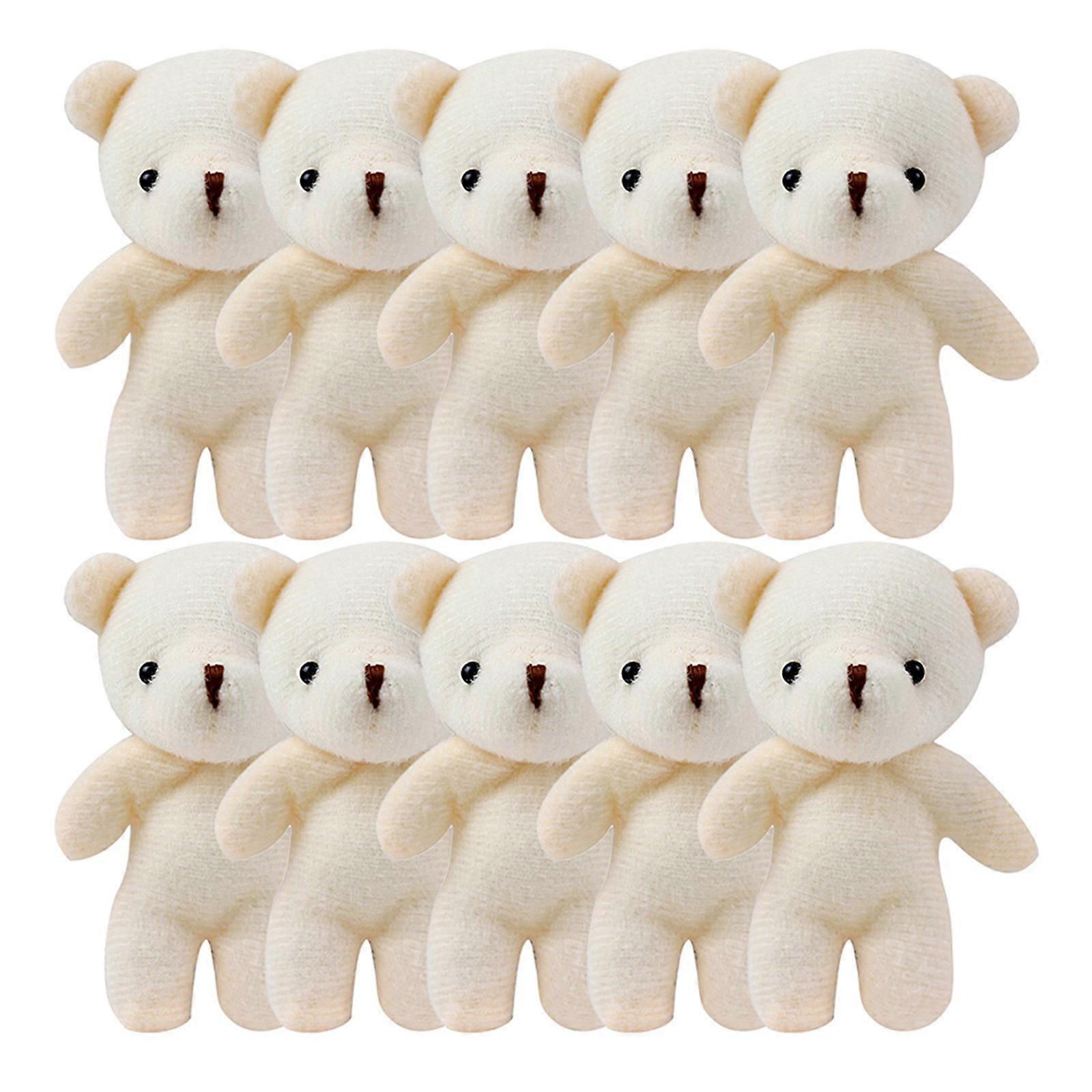 Stuffed Tiny Bear Doll Hanging Decor for Home Use 15Pcs Set