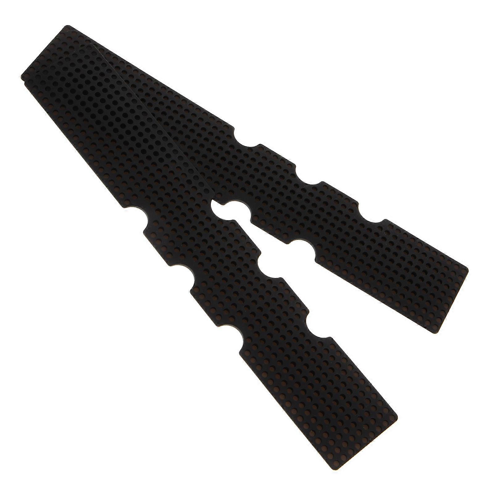 Bike Handlebar Pad with Excellent Shock Absorption for Daily Use Black Silicone 2pcs