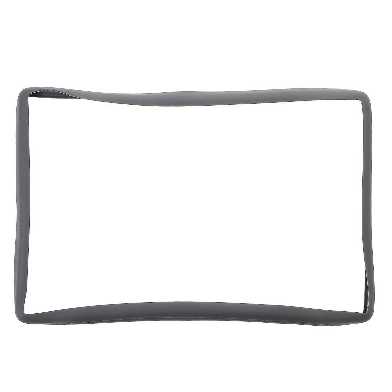 Navigation Screen Protector Frame with Silicone Edge Cover for Shock Absorption and Seamless Touchscreen Integration