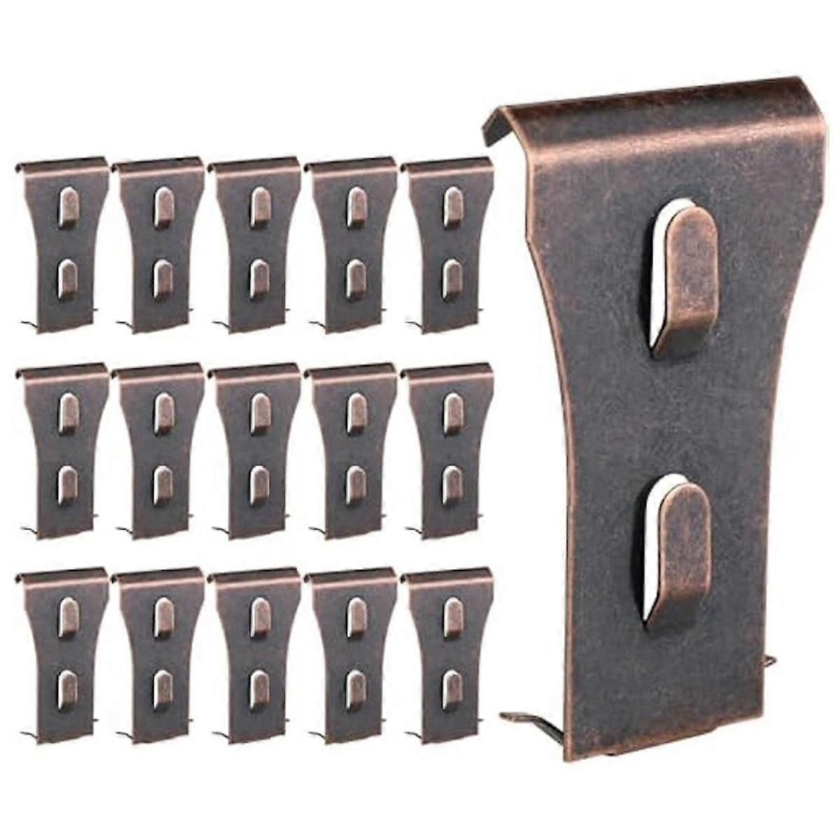 Brick Clips,16Pc Brick Clips for Hanging Outdoors Brick Hooks Hangers Wall Clips Picture Hangers Mo
