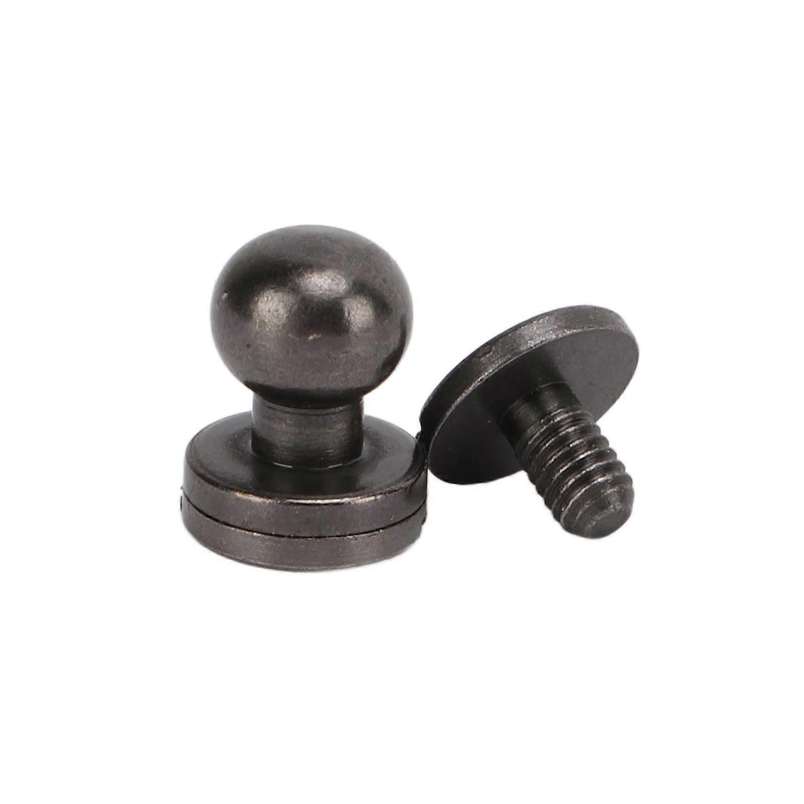 20 Sets Brass Rivets Rust-Resistant Round Head Screws 10x8mm