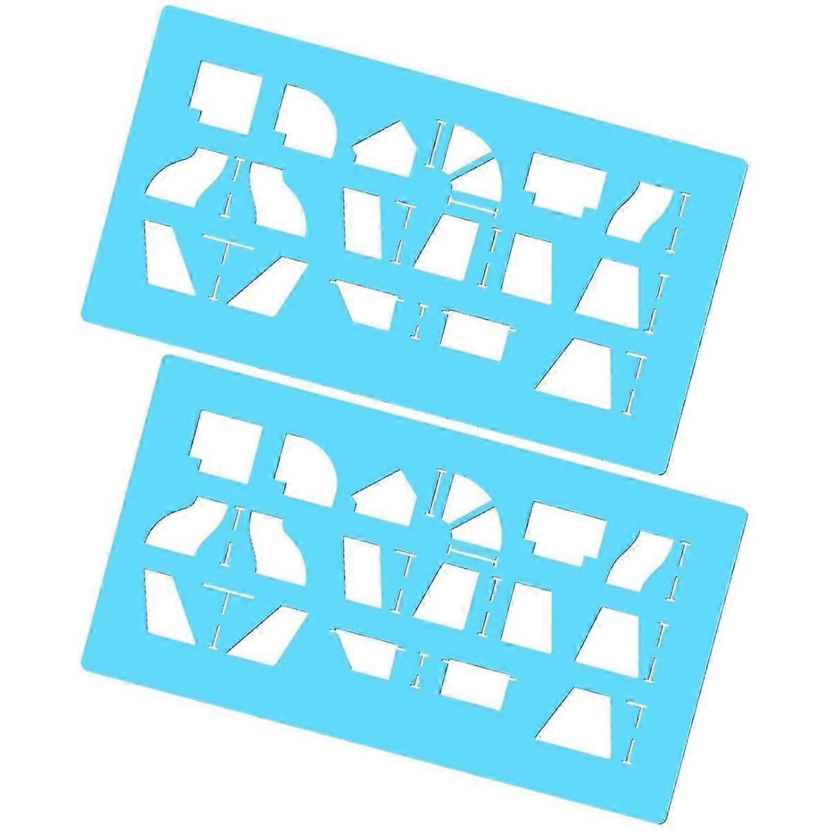 Reusable Stencils for Sheet Metal Duct Fitting, 2 Pack Template Set