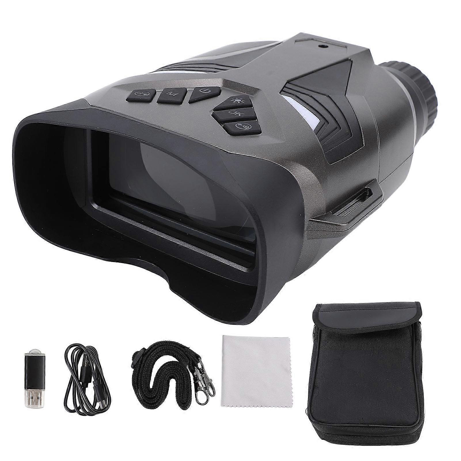 Digital Binoculars with 4K QHD 48MP Camera, 3-inch Color Screen, 8x Digital Zoom, Video Camera with 1/4-inch Screw Hole for Bird Watching, Brown