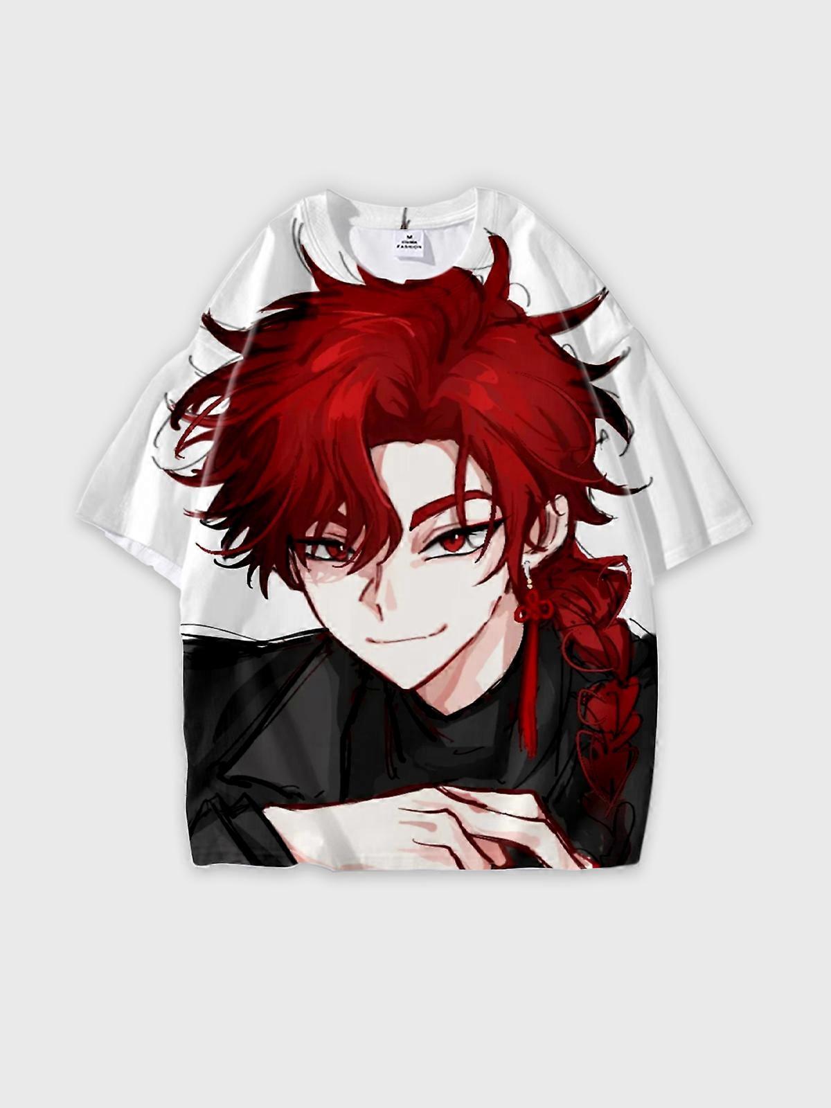 T-Shirt Short Sleeve Round Neck, Summer Casual Loose Graphic Tee, Unisex The Link Click W1659