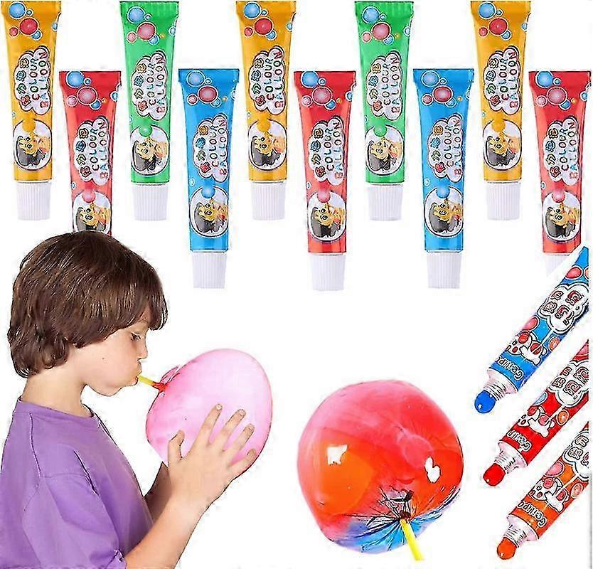10Pcs Blow Plastic Bubbles Toys Large Bubble Balloons