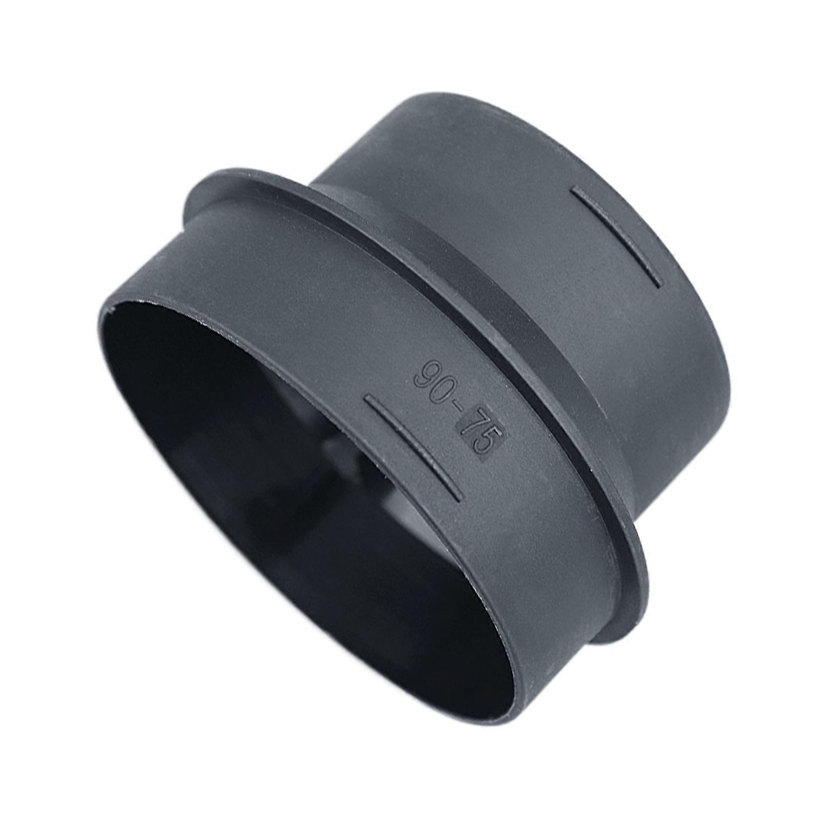 Black 90mm To 75mm Parking Heater Ducting Reducer Connector Reducer Reducer Connector Connector