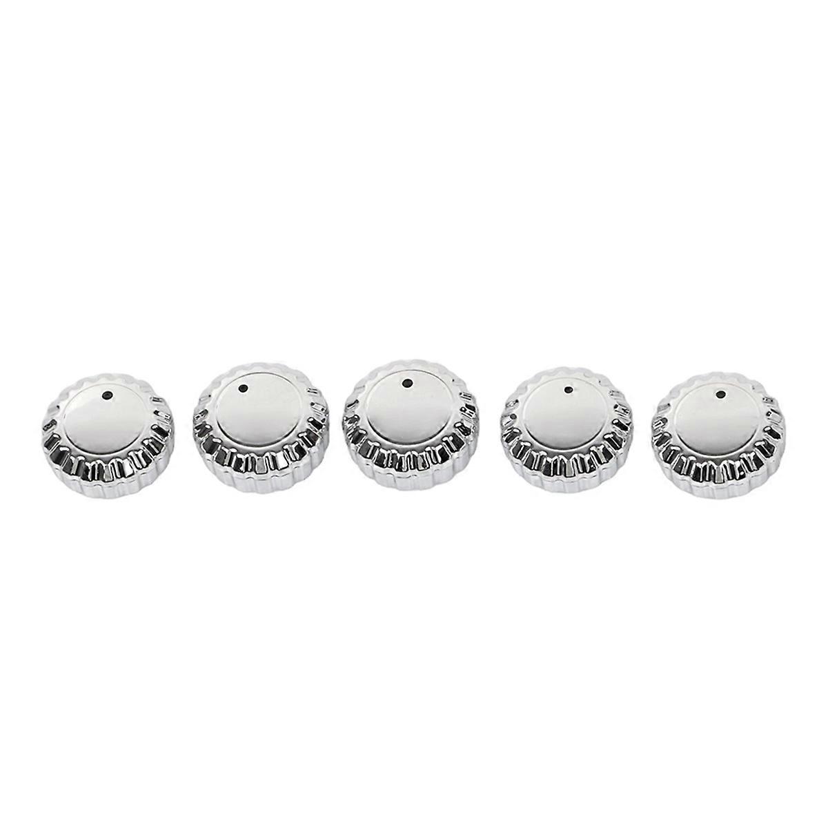 Chrome Radio Stereo Knobs Covers Cap for Goldwing 1500