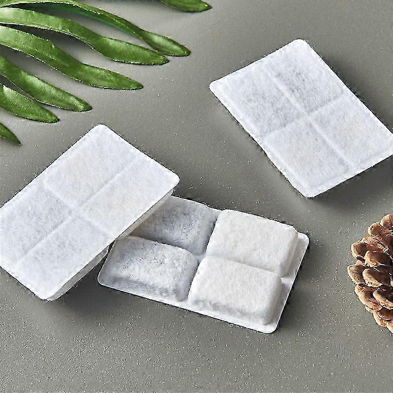 6pcs Drinking Fountain Replacement Filter With Resin And Activated Carbon Flower Water Dispenser Filter