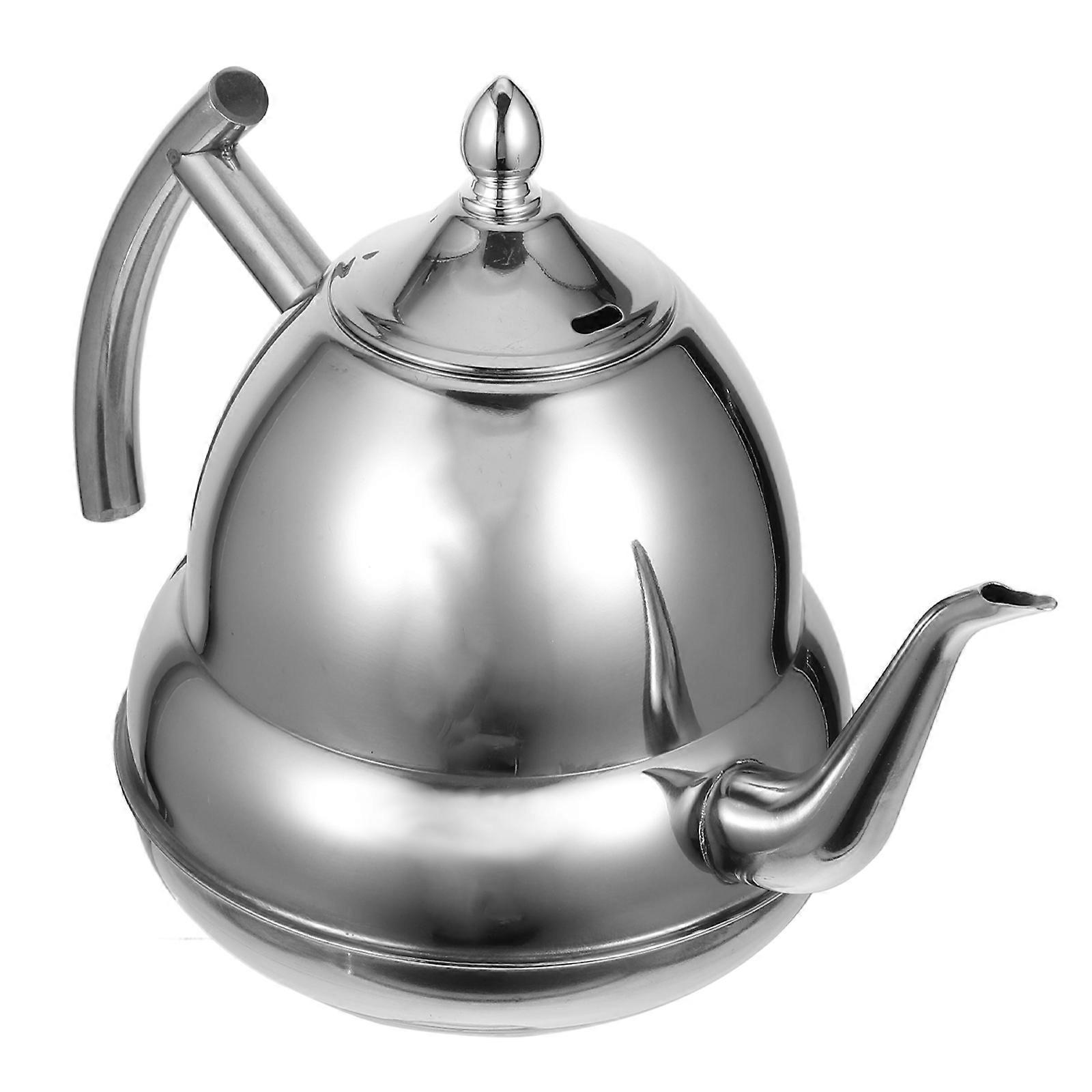 Stainless Steel Teakettle for Boiling Water 1Pcs Practical Portable Kettle