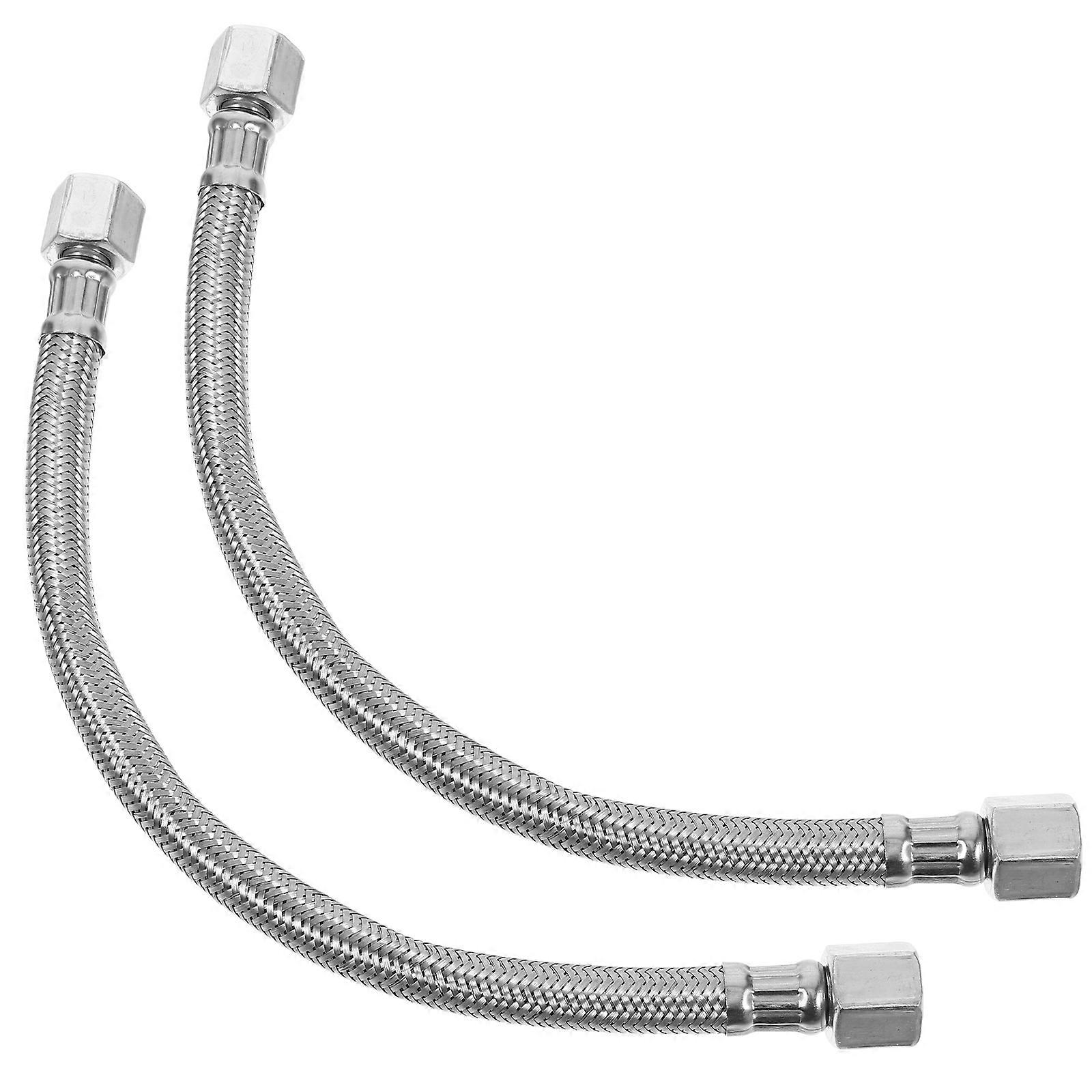 Compressor Hose for Air Pump Compressor 2Pcs Steel Wire Exhaust Hose