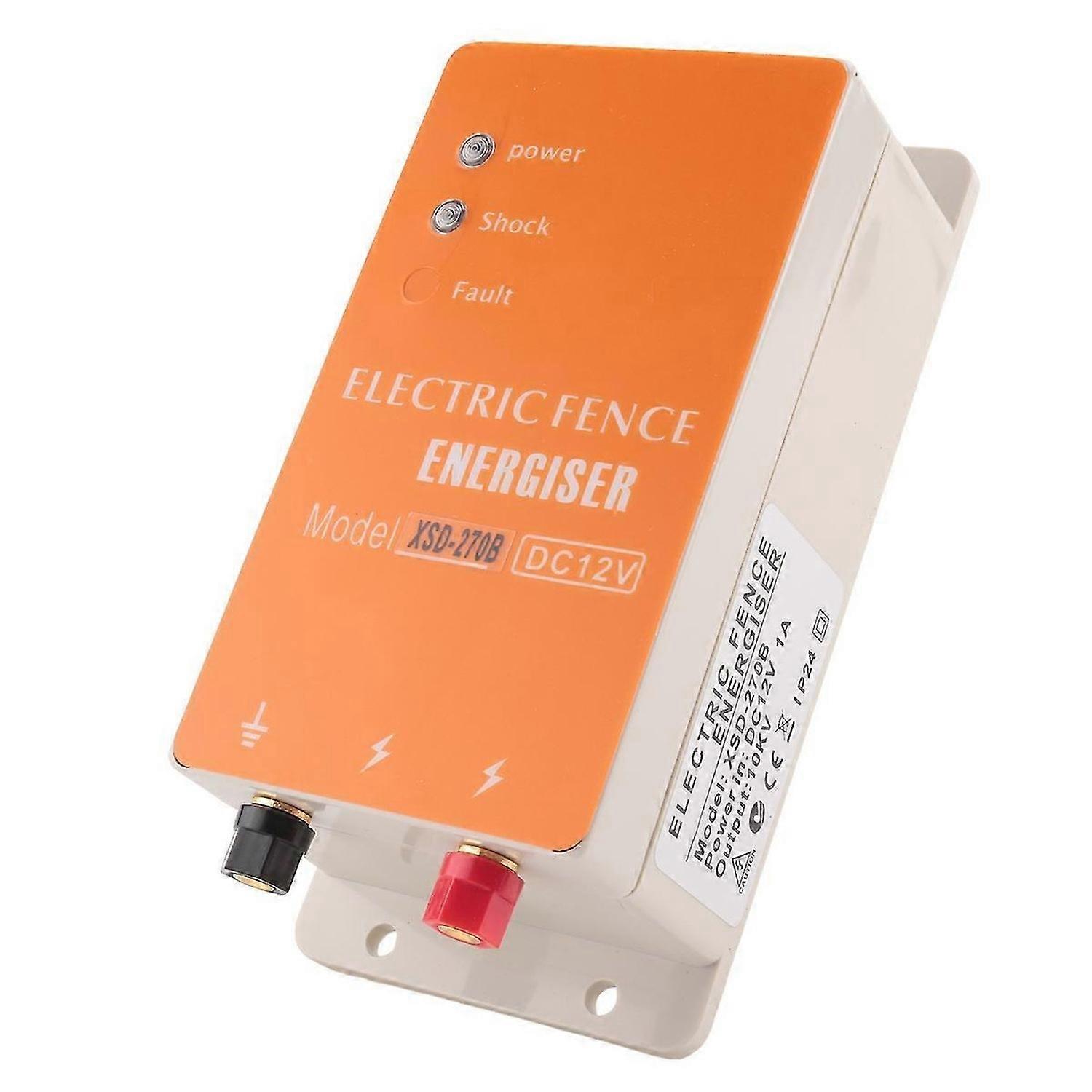10KM Electric Fence Solar Charger Controller High EU Plug