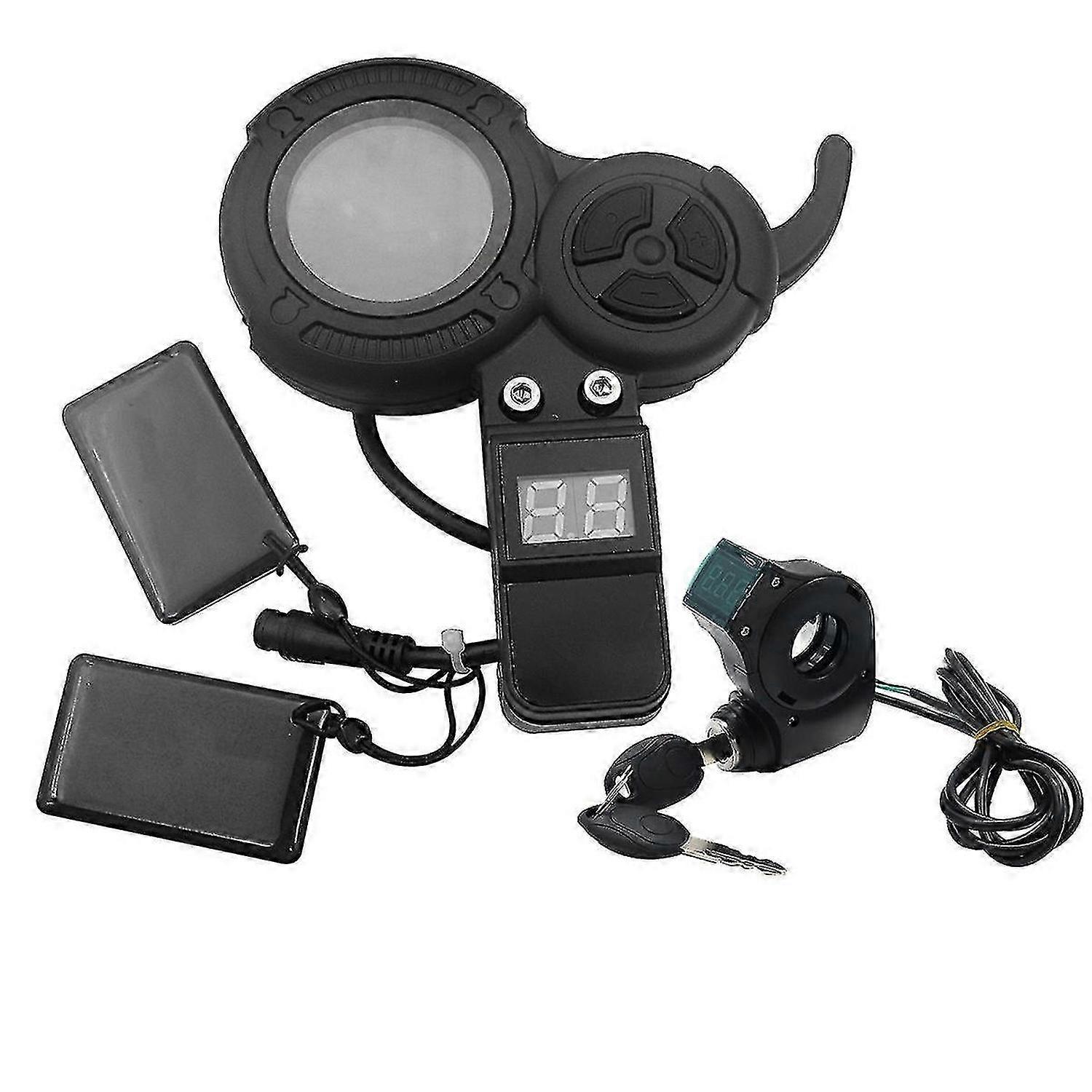 36v-60v E-Scooter LCD-Display + lgnition Sperrtaste Drosselklappe NFC-Karte für Vsett 8 8 + 9 9 + für Null 8 9 10 8x 10x Z8 Pro