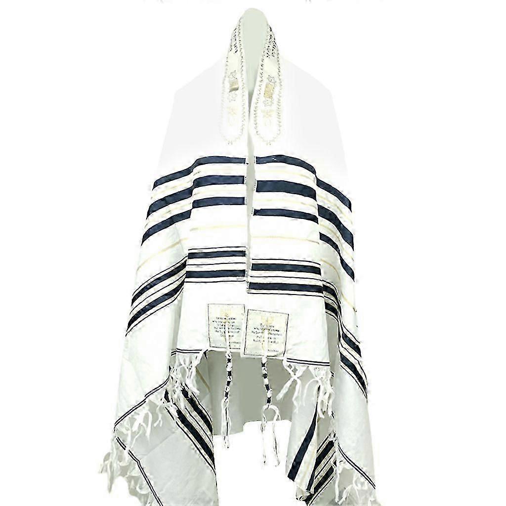 Donne Uomini Messianico Ebraico Israele Tallit Preghiera Scialle Scialle Sciarpa 108x180cm Scialle