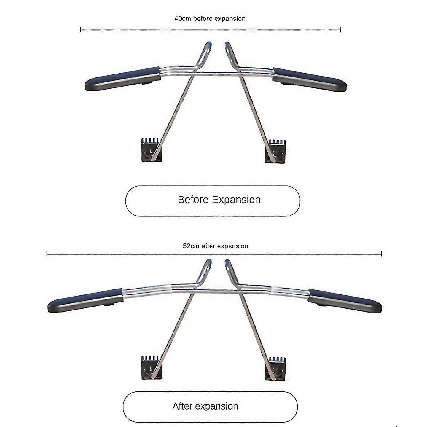 For Seat Clothes Hanger Retractable Clothes Drying Rackblack