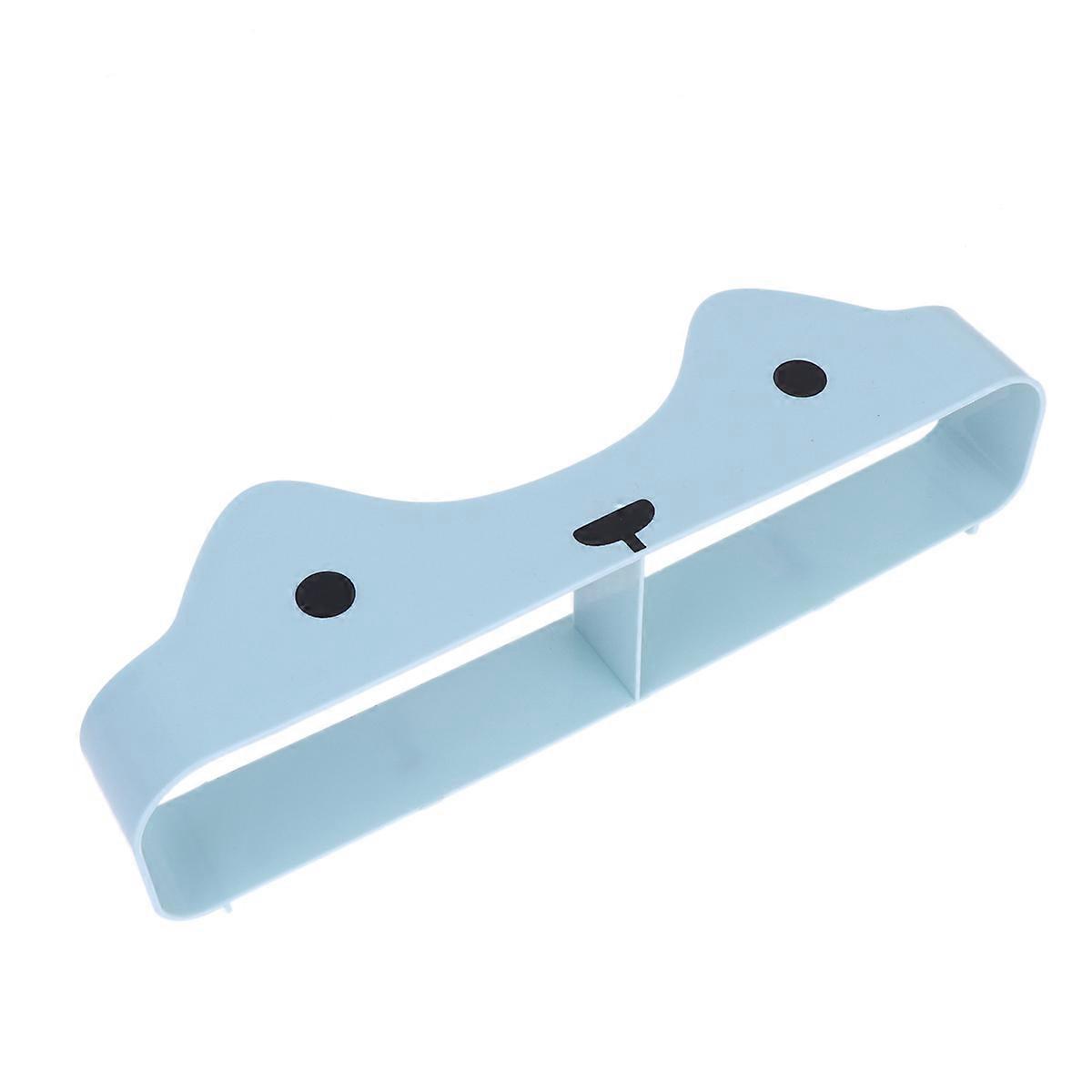 5Pcs Over The Door Shoe Hanger Wall Mounted Storage Organizer for Bathroom Use in Blue