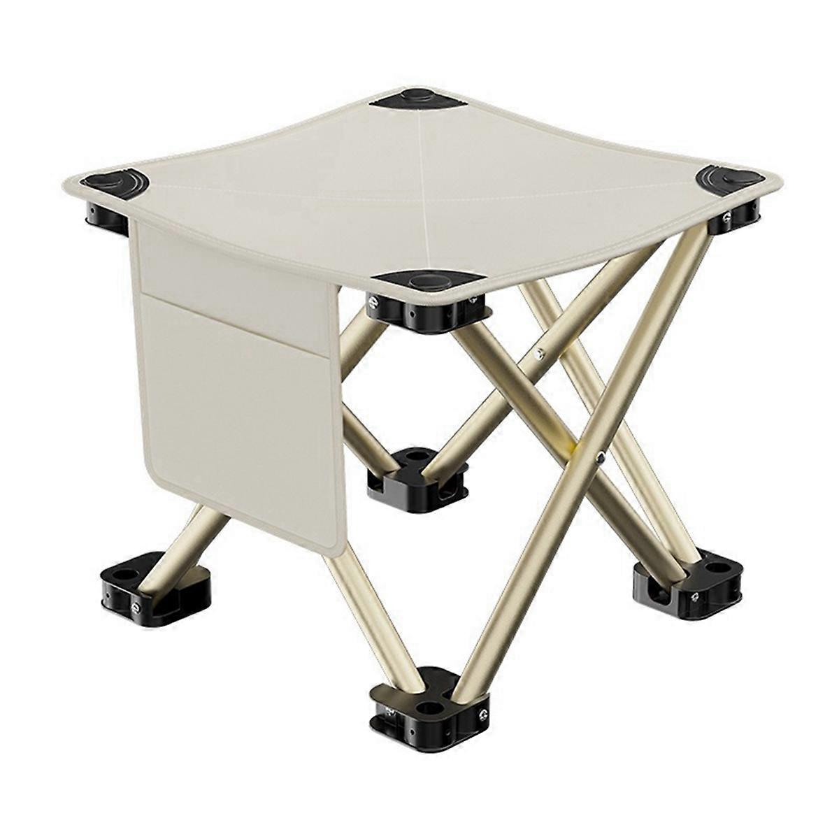 Outdoor Picnic Mazar Foldable Stool Portable Fishing Chair 23x28x28cm