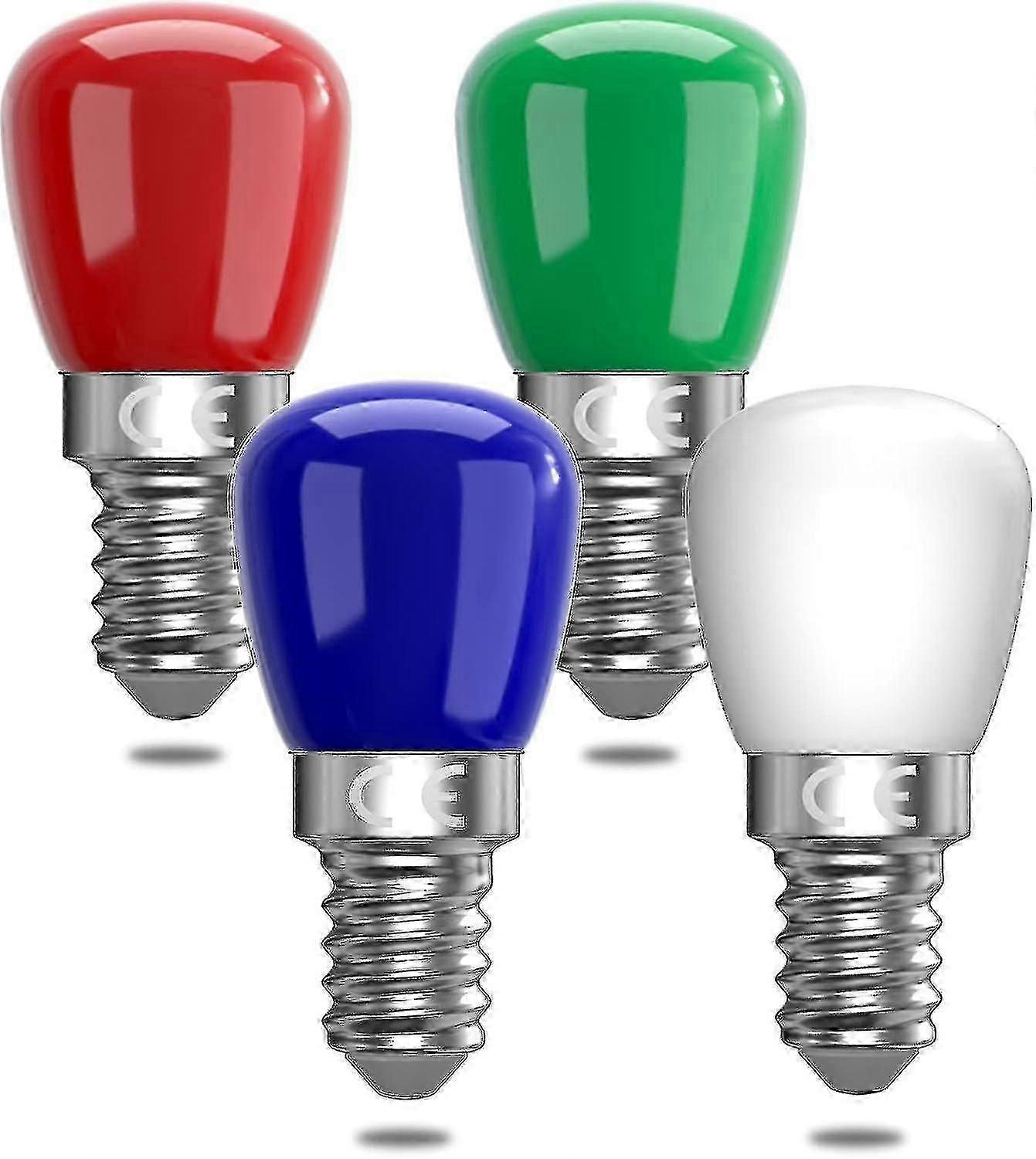 E14 カラフル LED 電球、3W 赤、緑、青、温白色電球、AC220-240V 対応、ハロウィン/クリスマス/フェスティバル、バー/パーティー用カラーライト