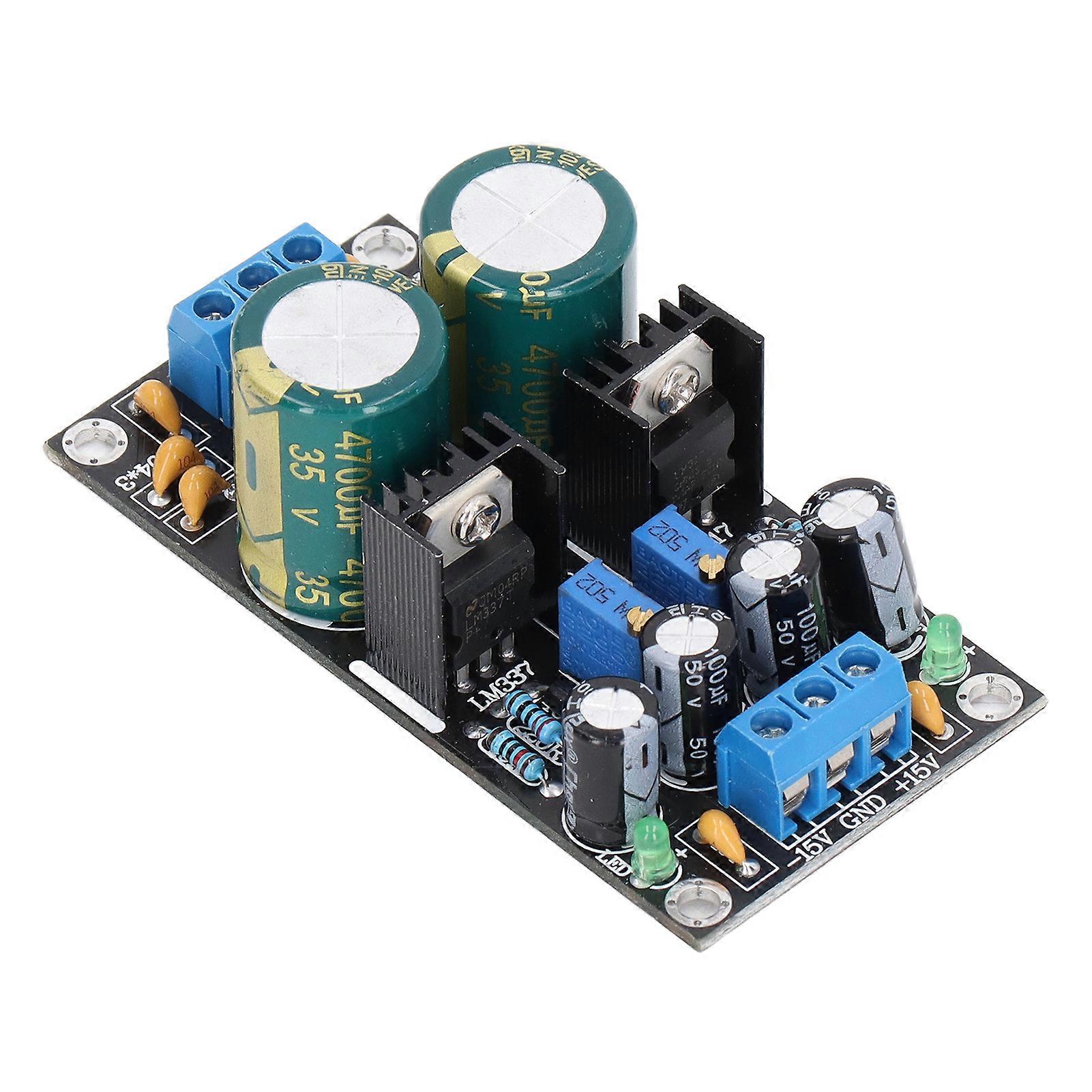 LM317 LM337 Voltage Regulator Module Adjustable Power Supply 10-24V AC Input