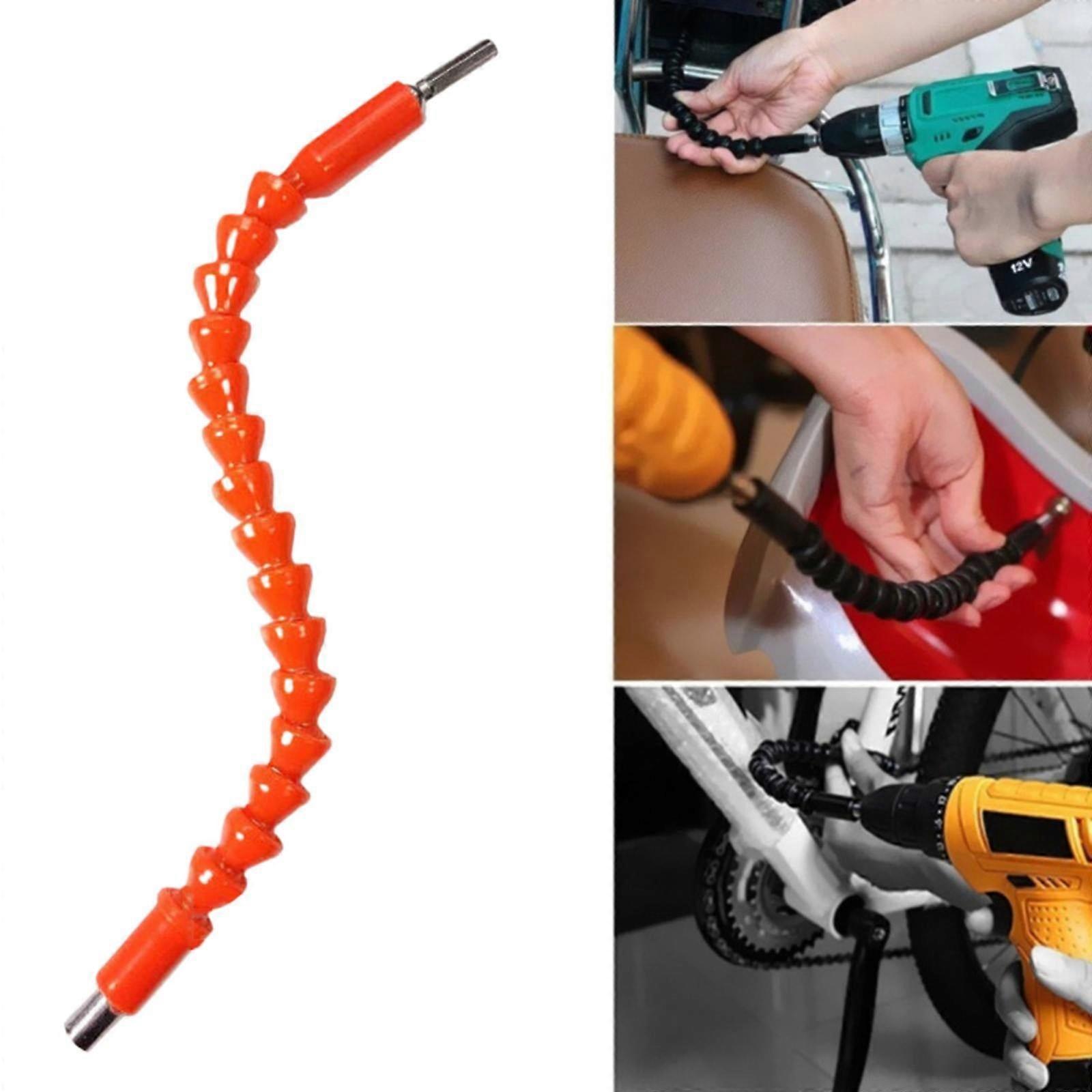 Flexible Drill Bit Extension with Bendable Shaft - Compatible with Off Promotions! 12-Piece Kit for Screwdriver & Drill Bits