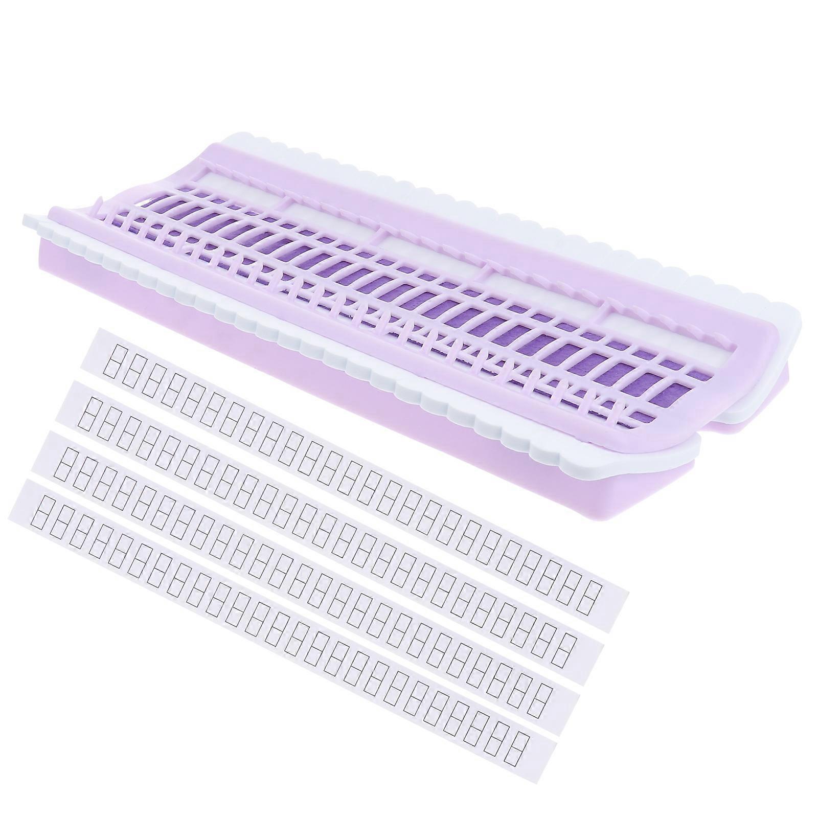 Embroidery Floss Organizer Cross Stitch Thread Organizer with 50 Holes for 3Pcs