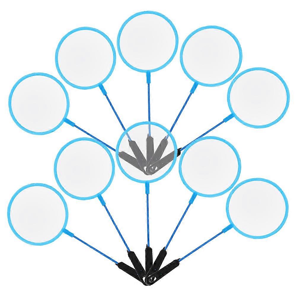 Fine Mesh Fishing Nets For Kids 20Pcs Designed For Outdoor Playing And Aquatic Activities Sky-Blue Versatile Fish Catching Solution