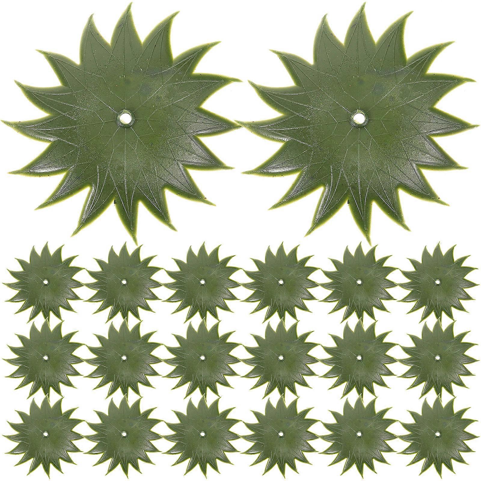 DIY Calyxes 200 Pcs Olive Green Plastic Artificial Flower Components Ideal For Craft Projects And Gift Making