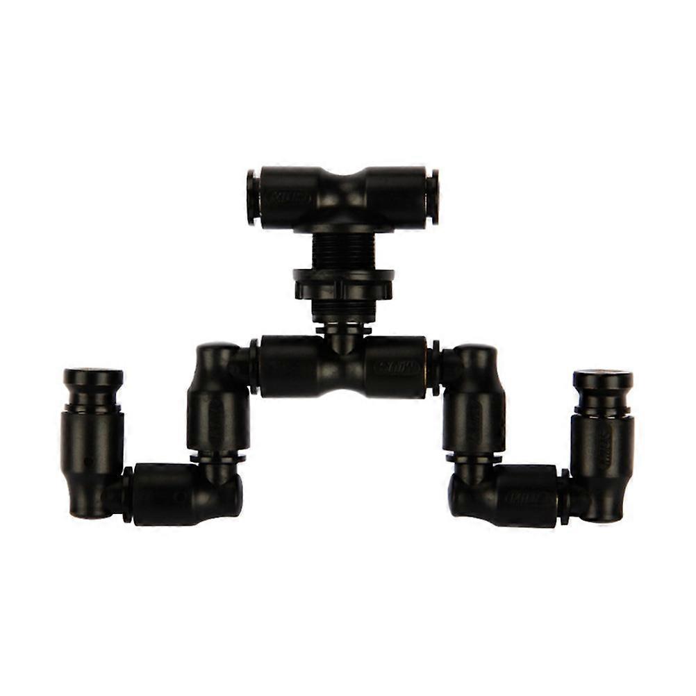 Cooling Nozzle for Reptiles Adjustable Dual Mist Sprayers Set 3Pcs Black