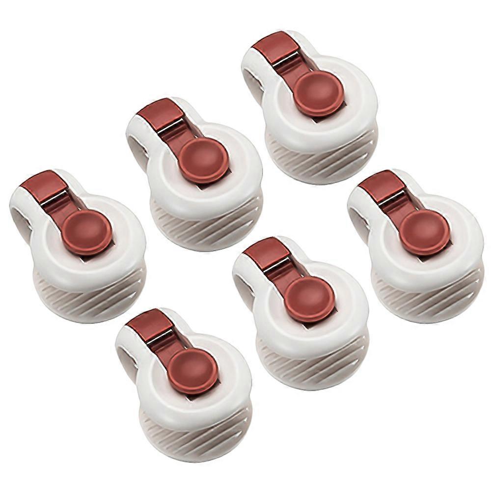 Plastic Quilt Fastener 6 Pcs Bedding Holder For Home Use Red Color Designed To Prevent Sheet From Moving