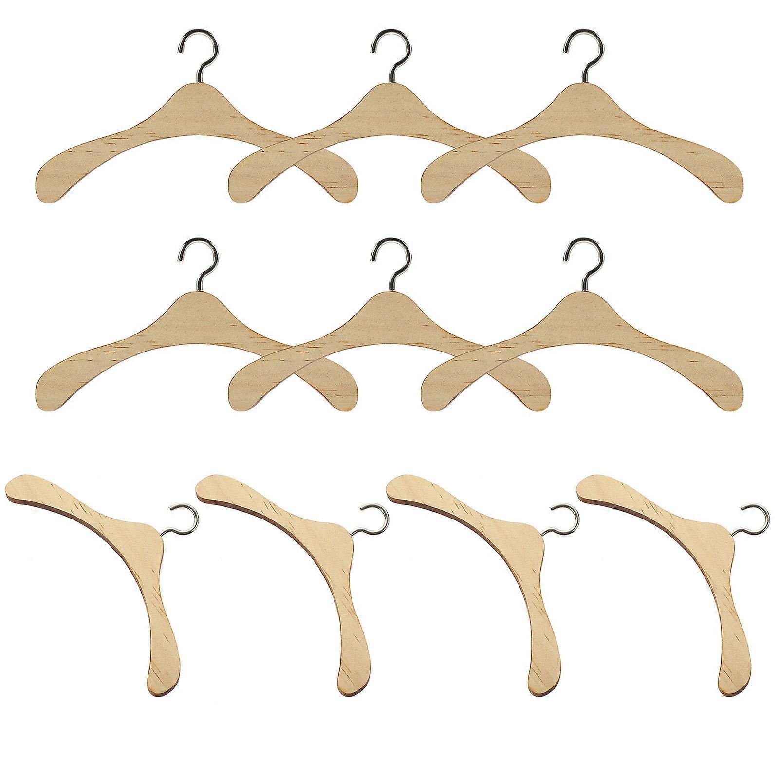 Doll Clothes Hangers 40Pcs That Keep Clothes Neat Ideal For Holiday Decorations With Simple And Retro Style