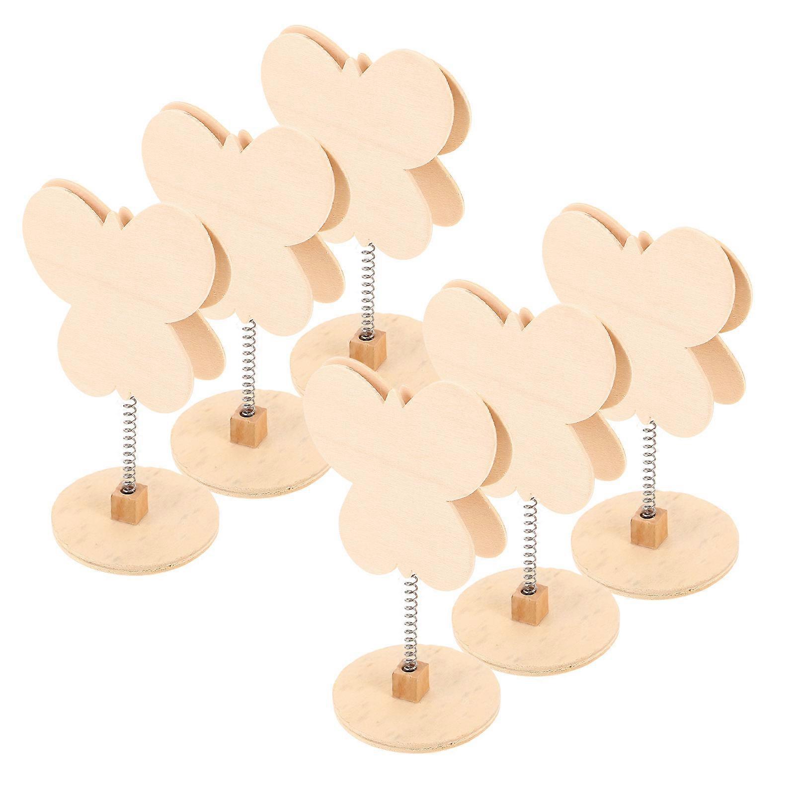Khaki DIY Hand-Painted Table Card Holders Event Decor for Weddings Special Events and Parties with Unique Design 30Pcs