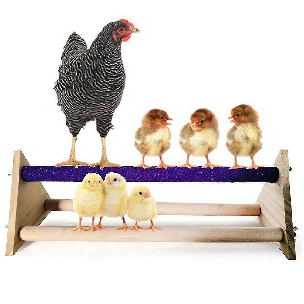 Wood Bird Perch Stand Triangle Ladder for Playing 3Pcs Set
