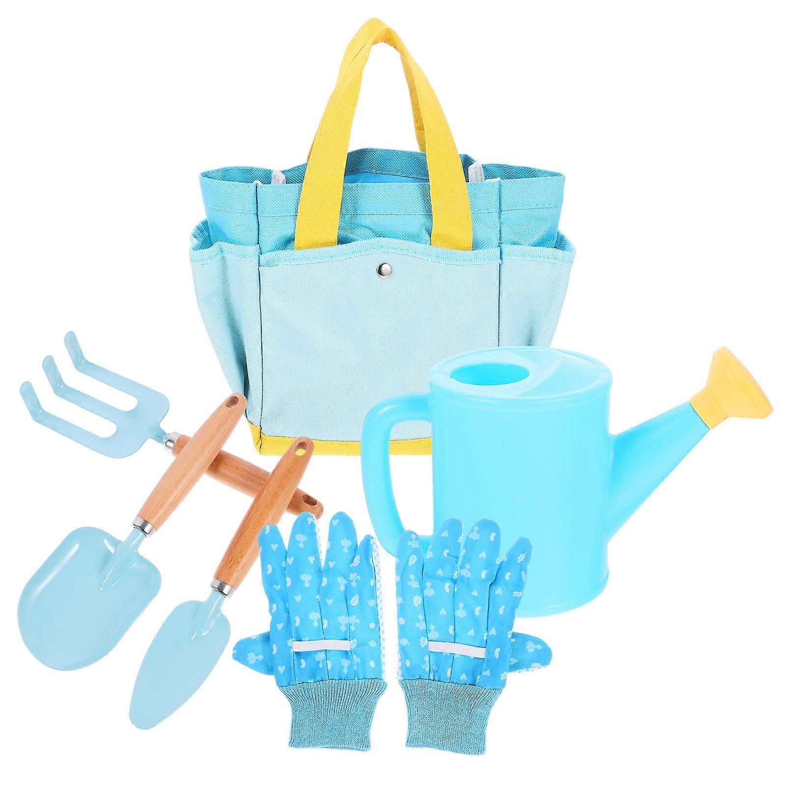 Kids Gardening Set Small and Rake Tools for Planting and Digging 2Sets