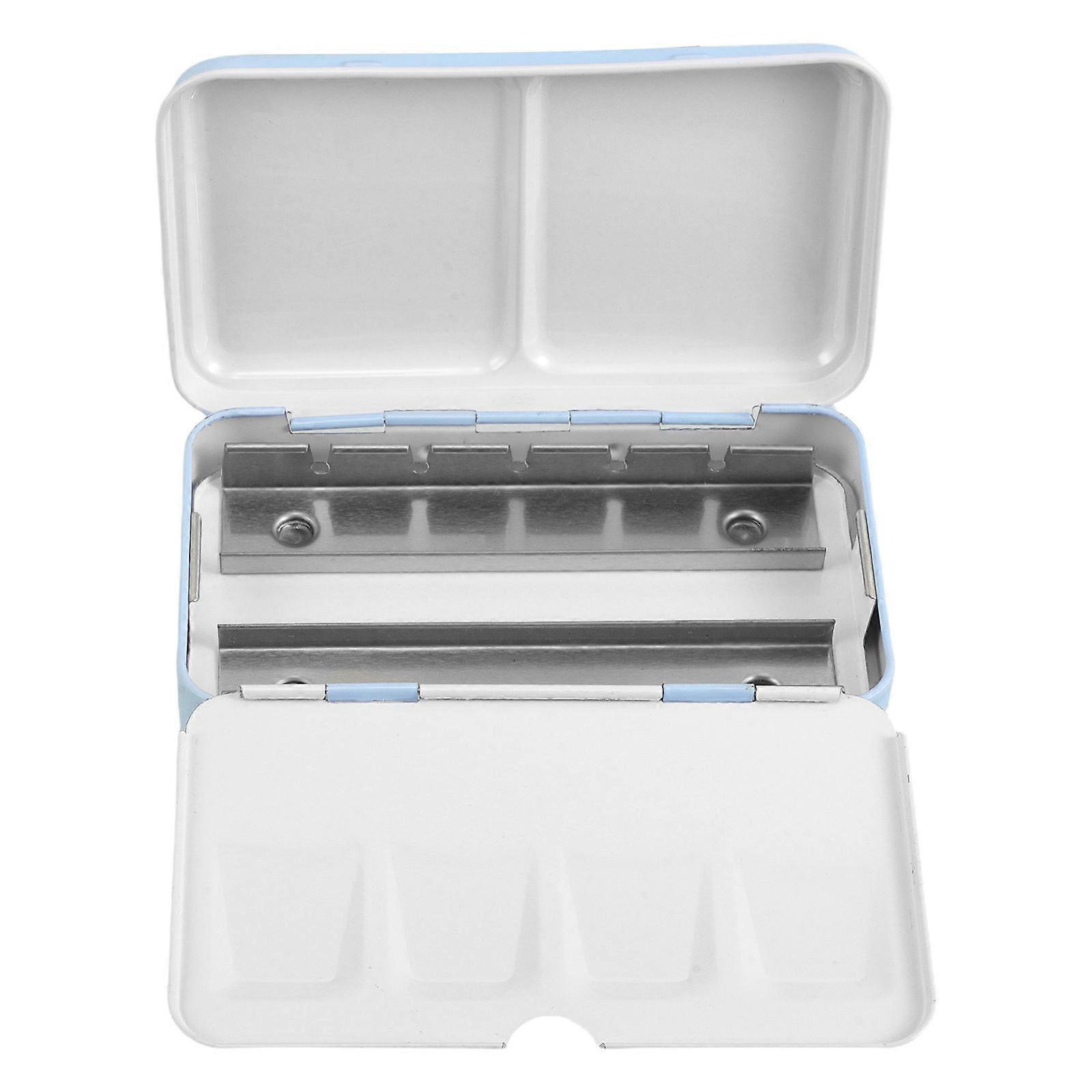 Metal Watercolor Tin Box for Solid Pigment Storage Portable Paint Case