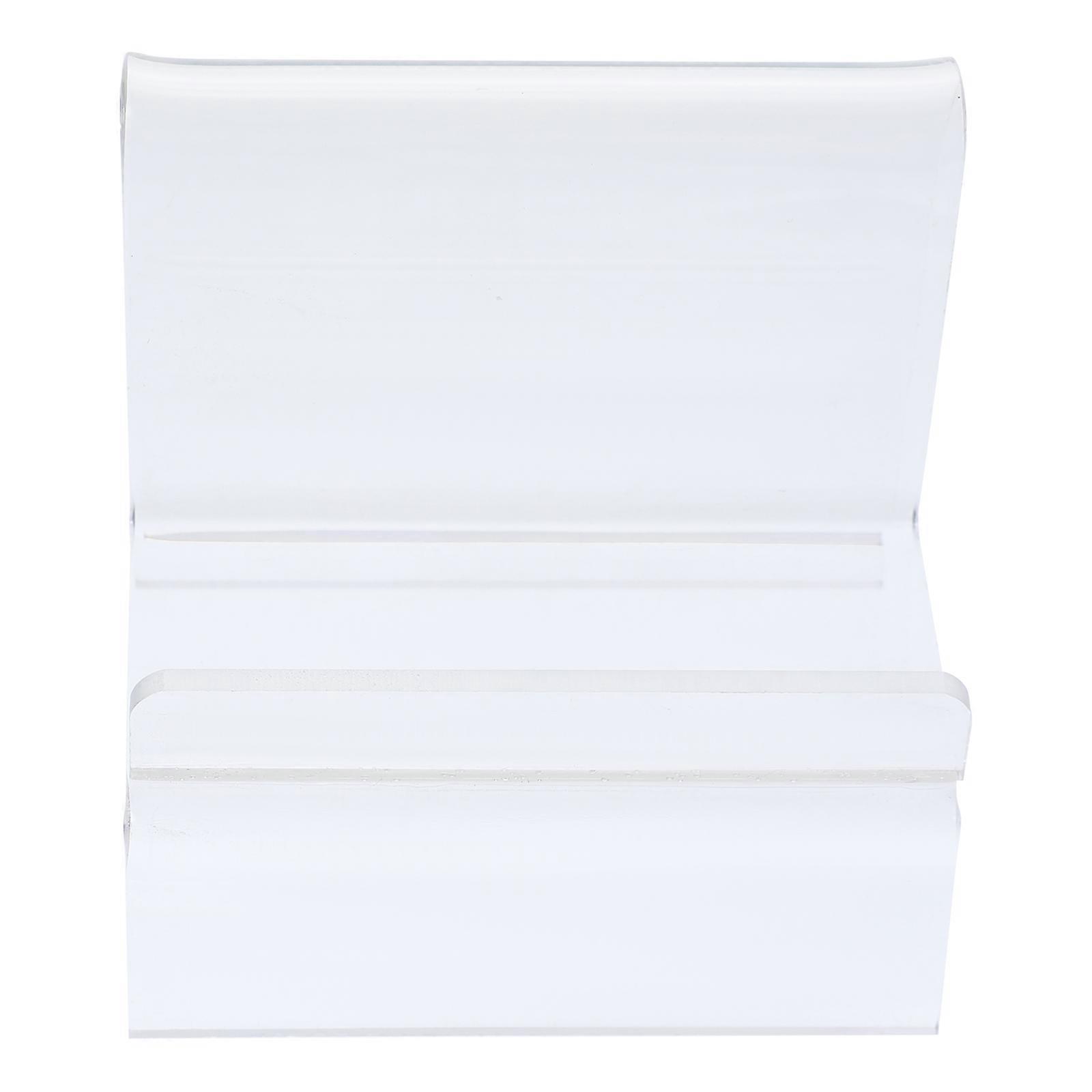 Acrylic Transparent Wallet Rack for Storage 8Pcs Single Layer Display Stand