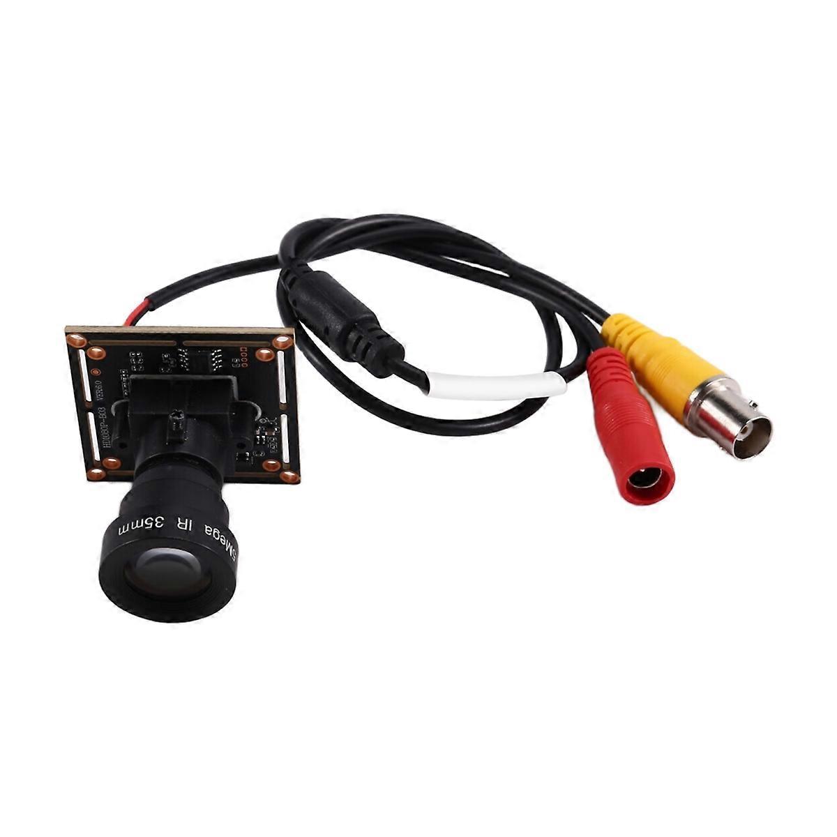 1200TVL 5MP Analog CCTV Camera Module with 35mm Lens for DIY Microscope Telescope Car Camera Video Doorbell PAL