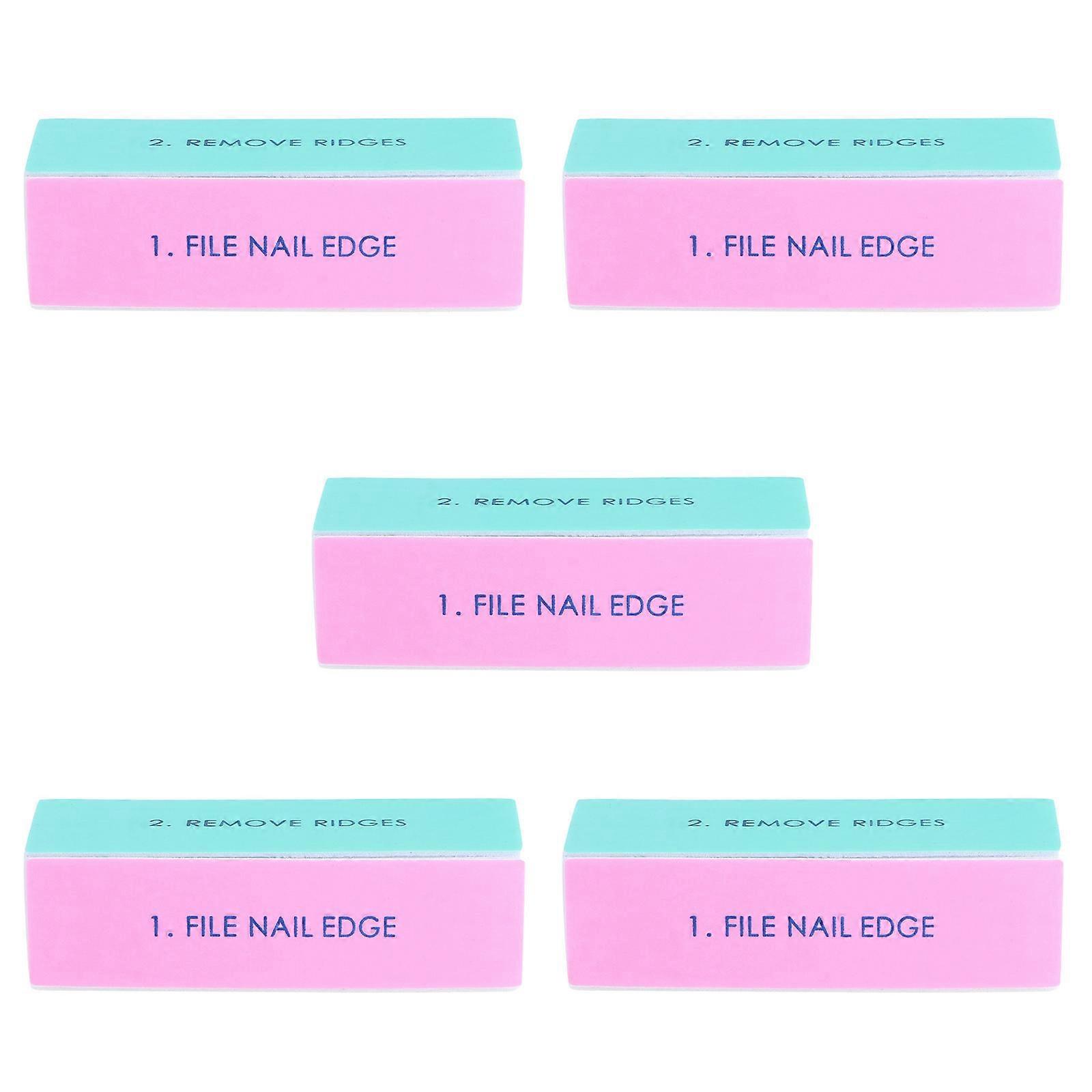 Practical Four Sided Nail Files Manicure Tools for Shaping Nail 15Pcs