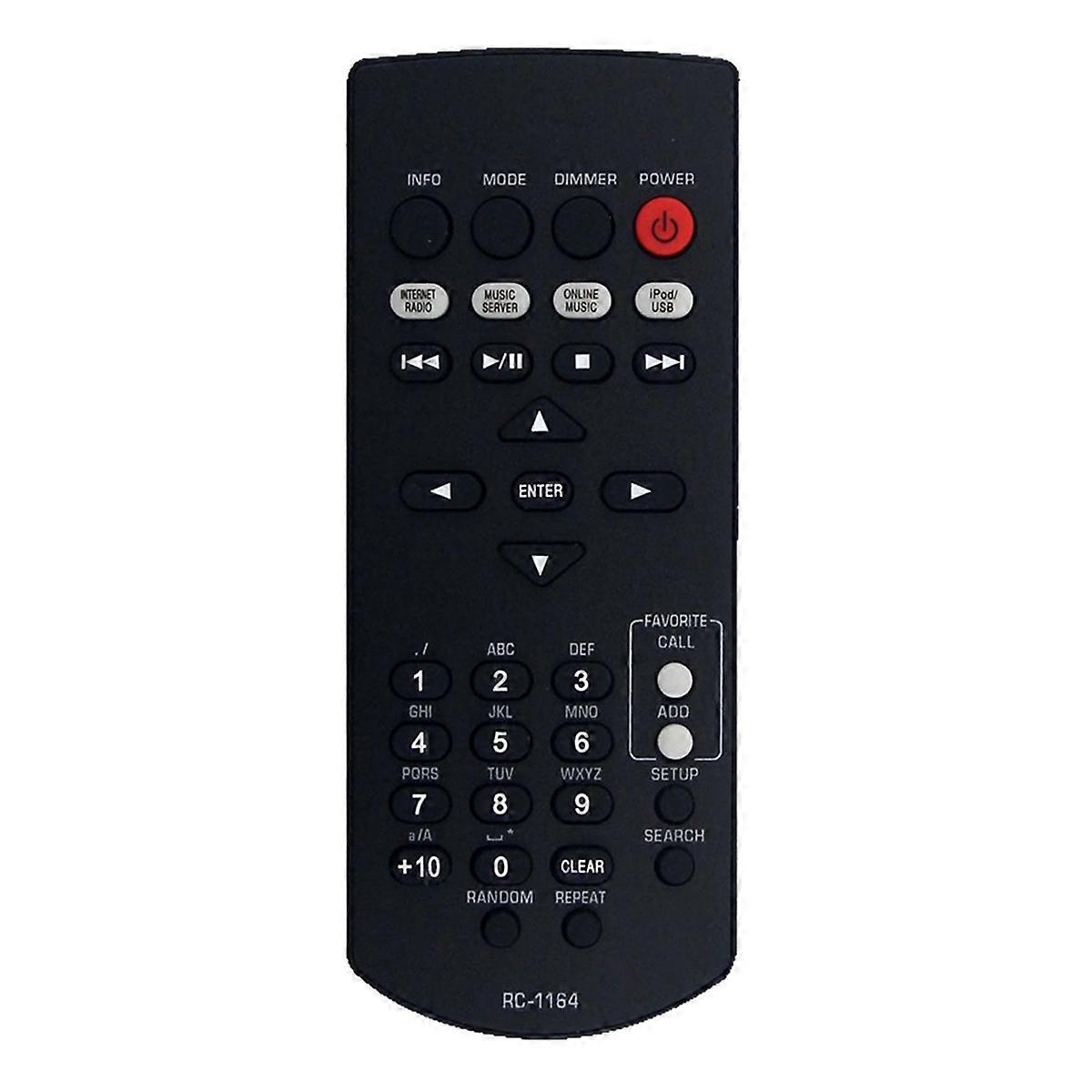 Replacement Remote Control RC-1164 Use for AV Receiver System DNPF109 CD Player Remote Control