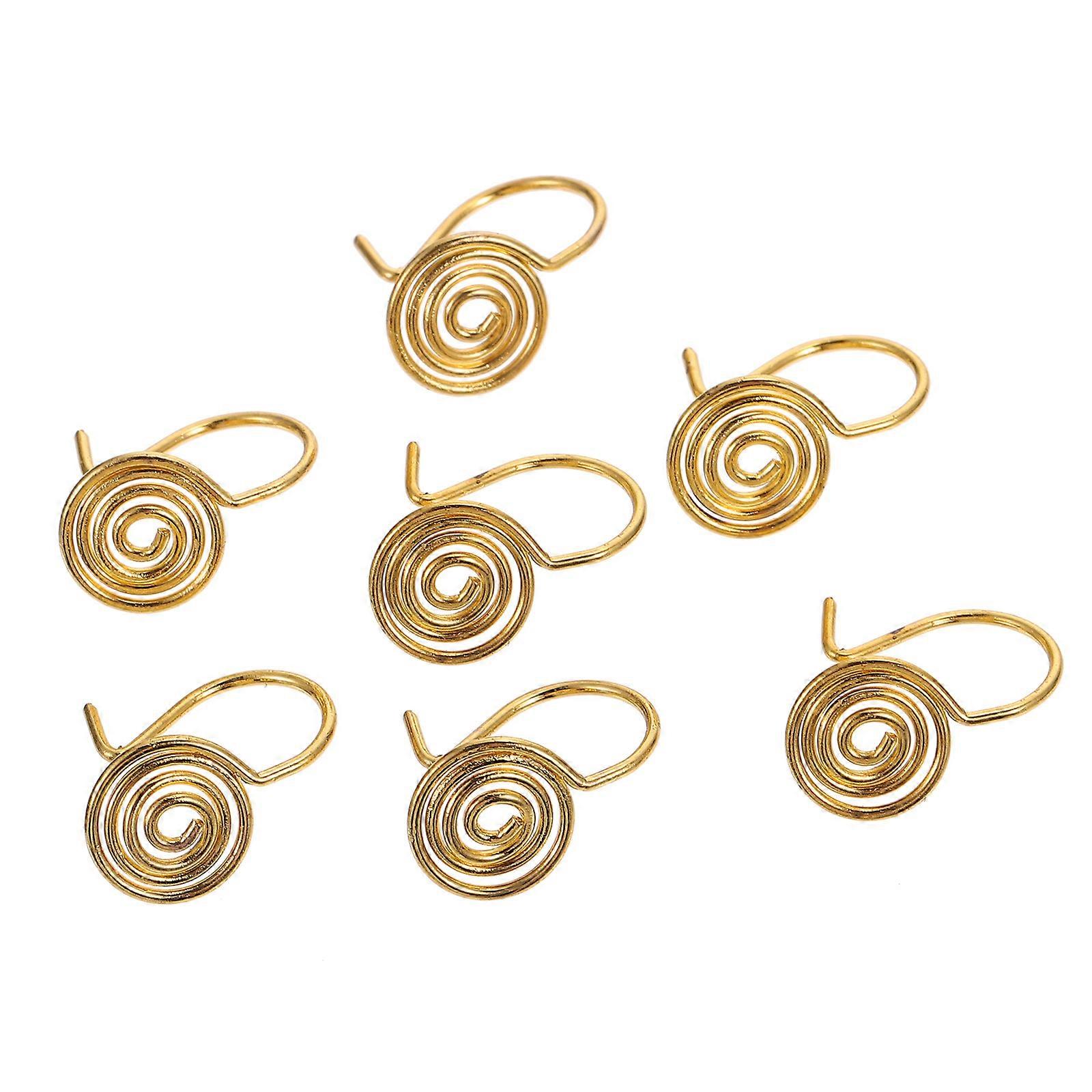 Golden Earring Base for DIY Ear Clip Making 105Pcs Package