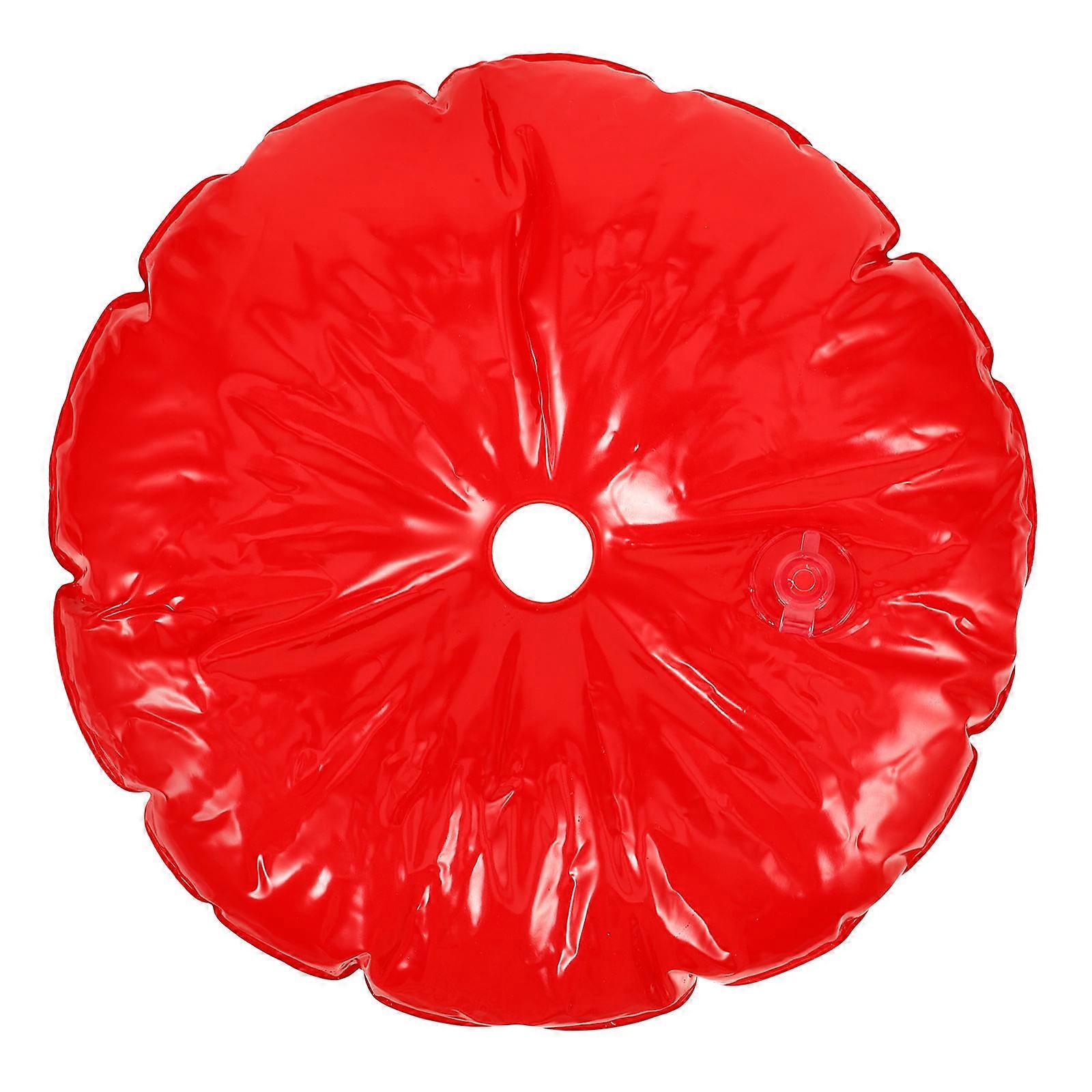 Umbrella Flag Base with Water Filling Weight Bag for 2Pcs Red Supports