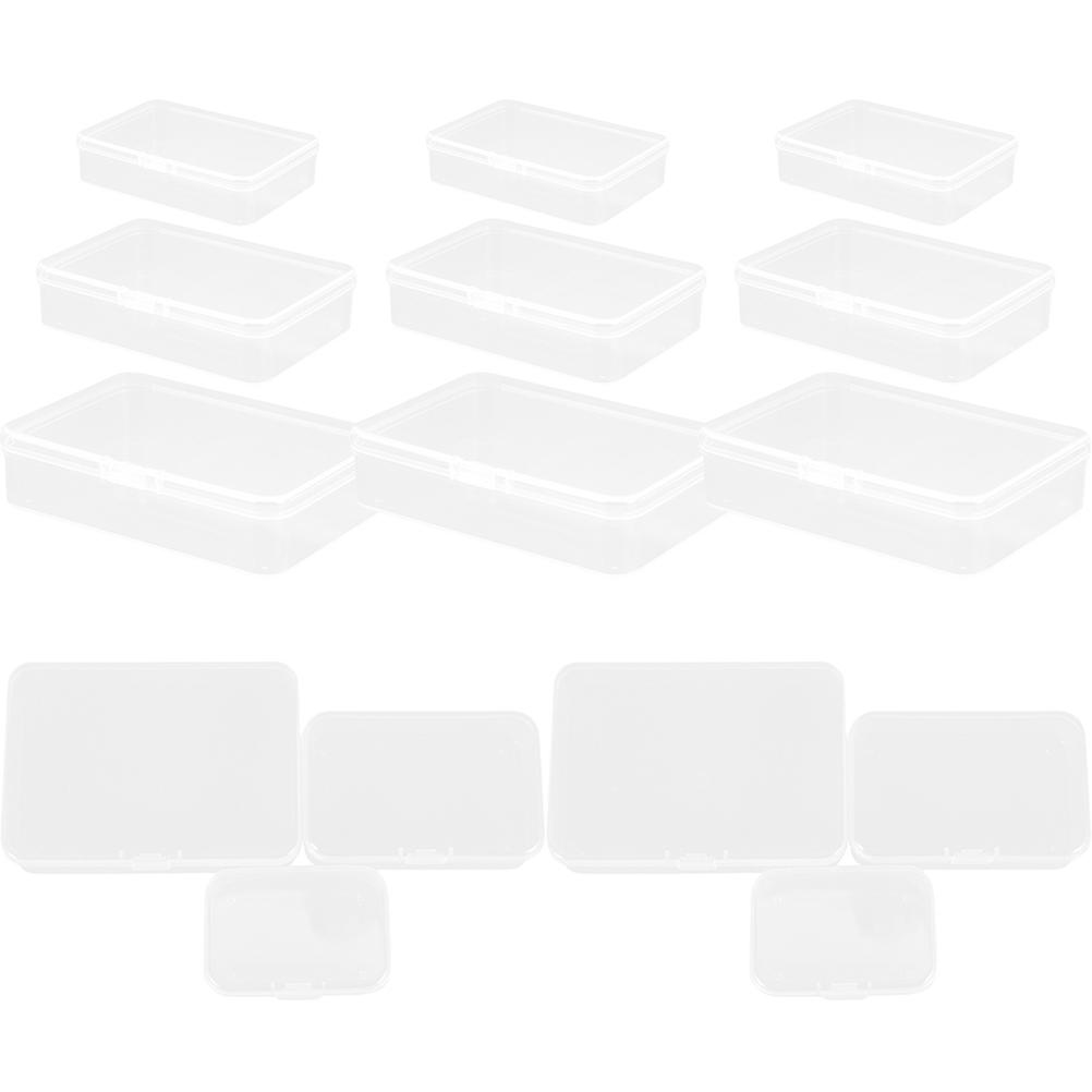 Hardware Storage Box for Storage with 20Pcs Transparent Plastic Organizers