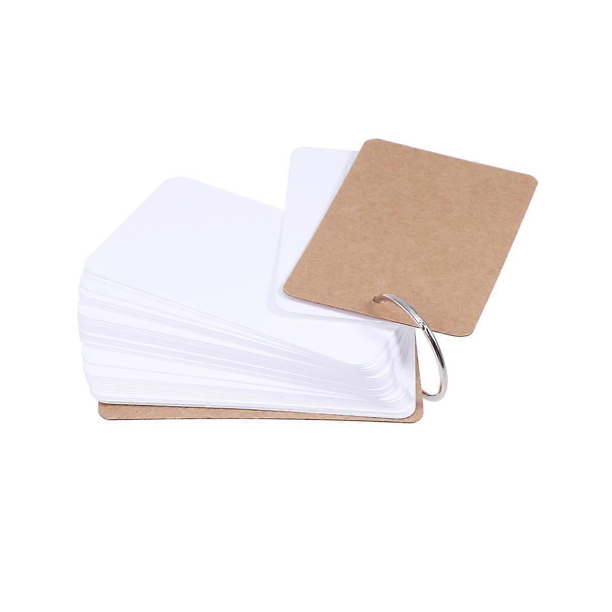 Creative Note Pads Portable Binder Memo Pads for Writing 6Pcs White Paper